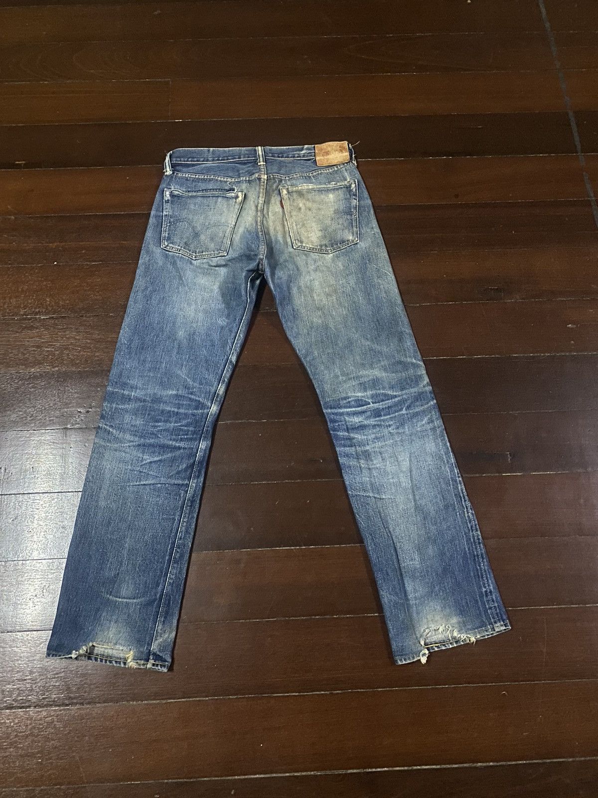 Full Count & Co. FIRE 🔥 FULL COUNT RUSTY DISTRESSED NICE FADED Size US 33 - 15 Thumbnail