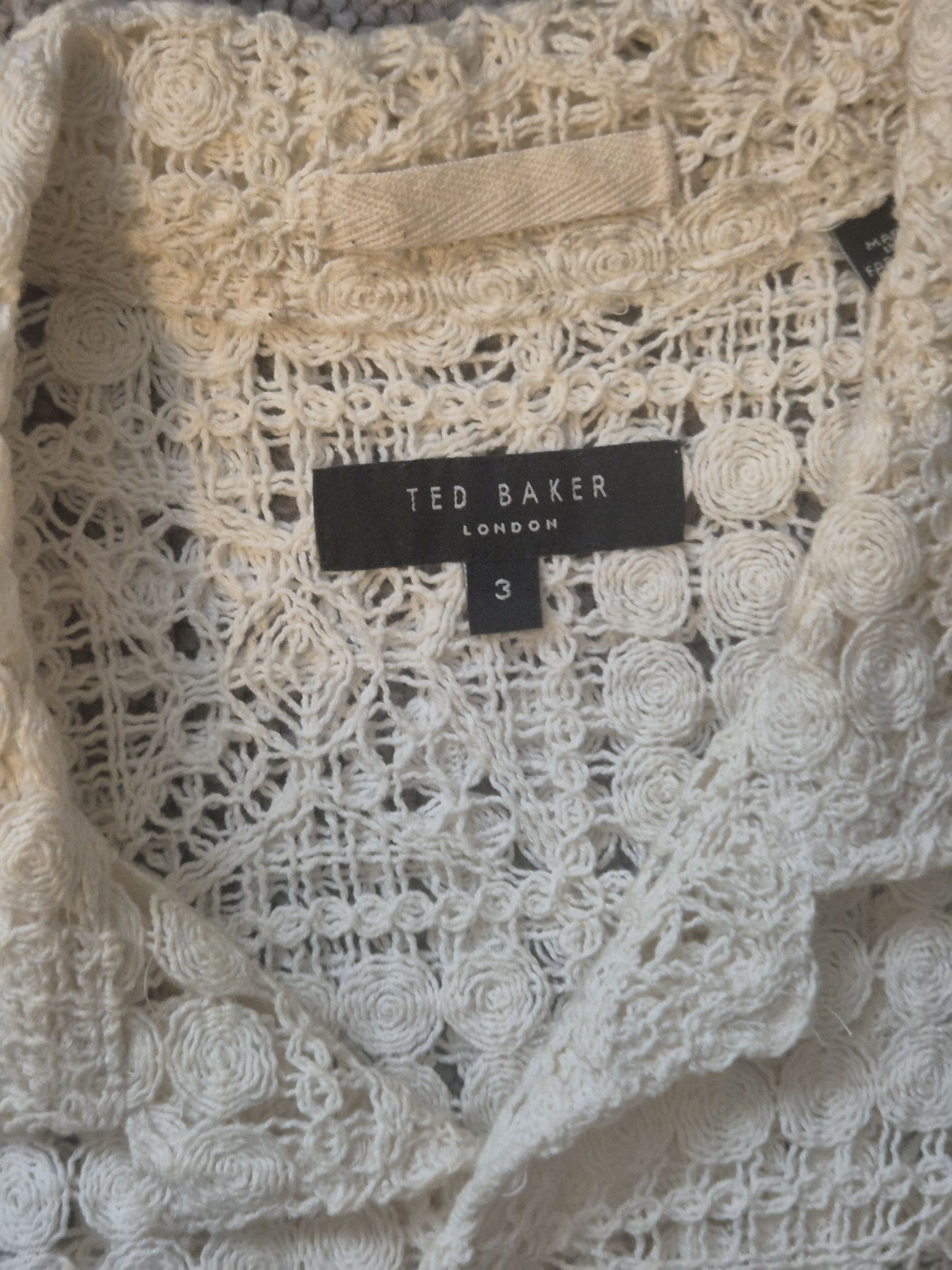 Ted Baker TED BAKER SS Mackk crochet cotton-blend shirt Size US L / EU 52-54 / 3 - 3 Thumbnail
