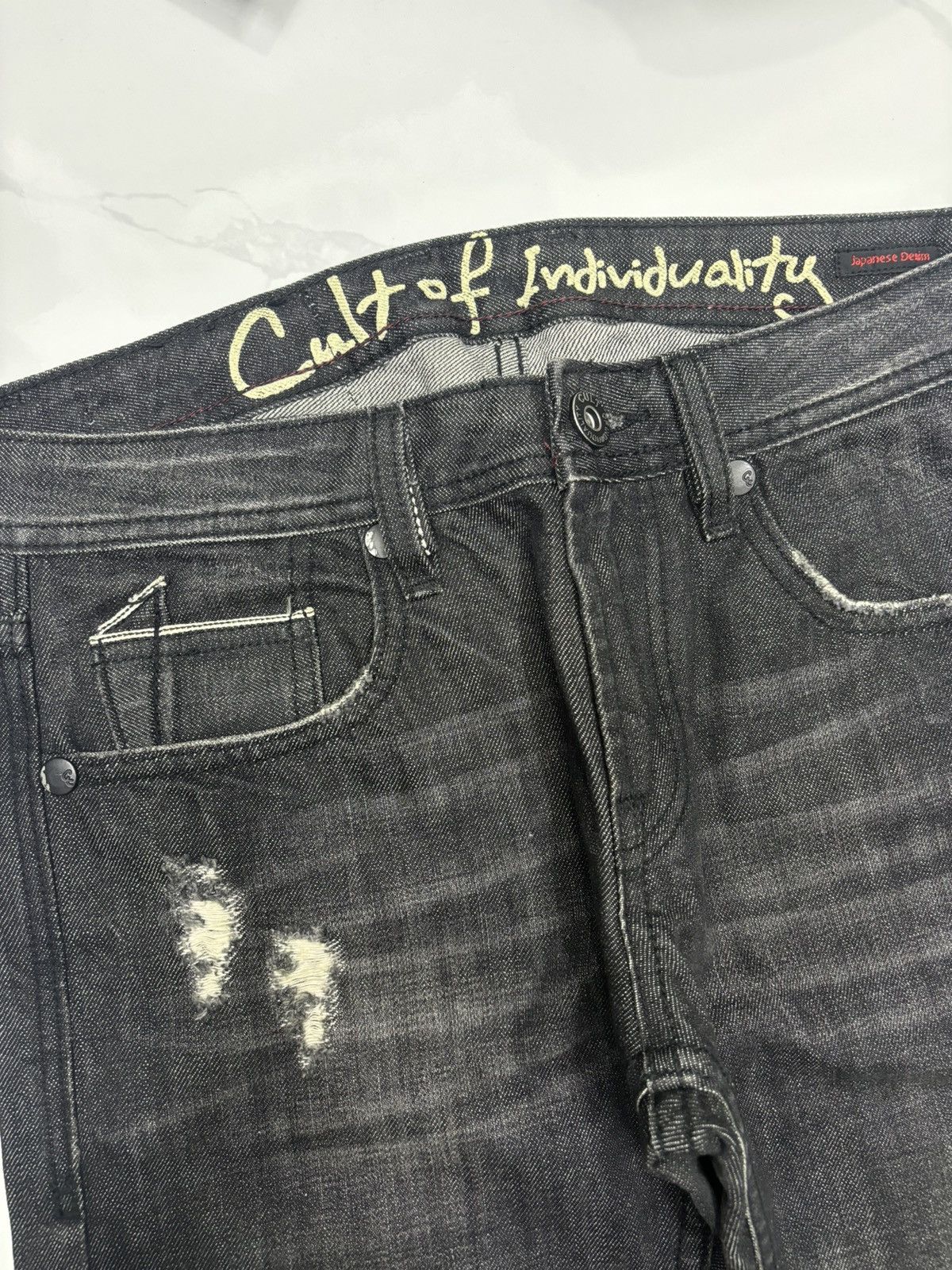 Cult Of Individuality 🔥CULT OF INDIVIDUALITY JAPANESE DENIM ROCKER SLIM FIT JEANS Size US 30 / EU 46 - 10 Thumbnail