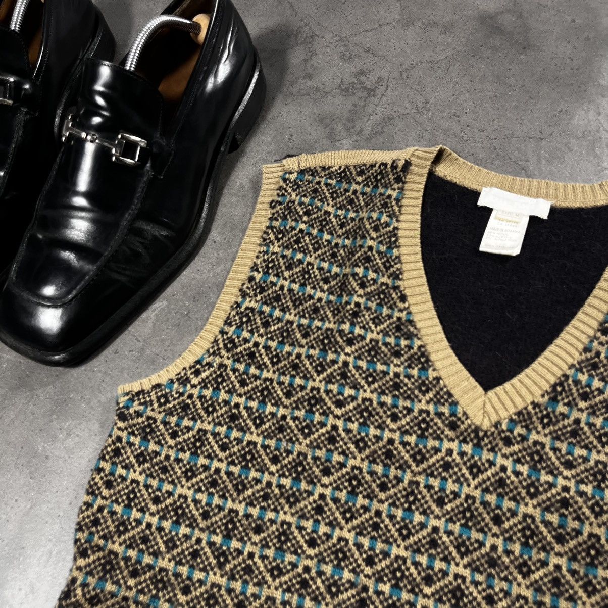 Diesel Vintage 00s Diesel Alpaca Wool Vest Knit Sweater Old Money Size US M / EU 48-50 / 2 - 3 Thumbnail