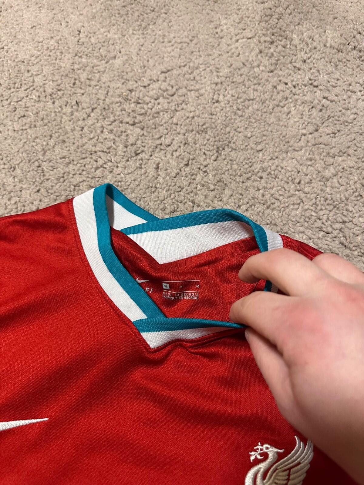Nike LIVERPOOL 2020/21 FOOTBALL SHIRT SOCCER JERSEY NIKE SZ M Size US M / EU 48-50 / 2 - 4 Thumbnail