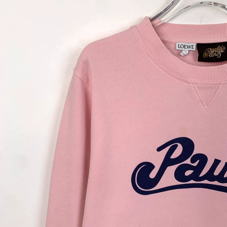 Loewe Loewe Pink letter printed cotton round neck long sleeve ho Size M / US 6-8 / IT 42-44 - 3 Thumbnail