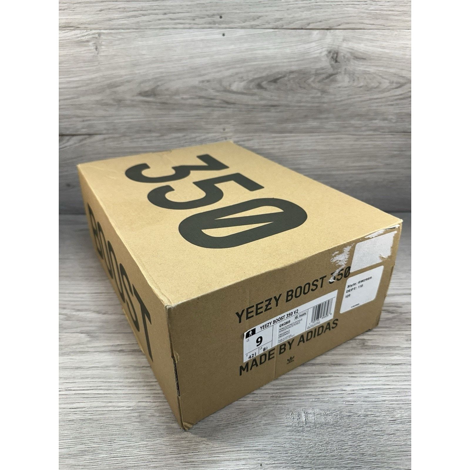 Adidas × Yeezy Adidas Yeezy Boost 350 V2 Mono Ice - Size 9 Size US 9 / EU 42 - 9 Thumbnail