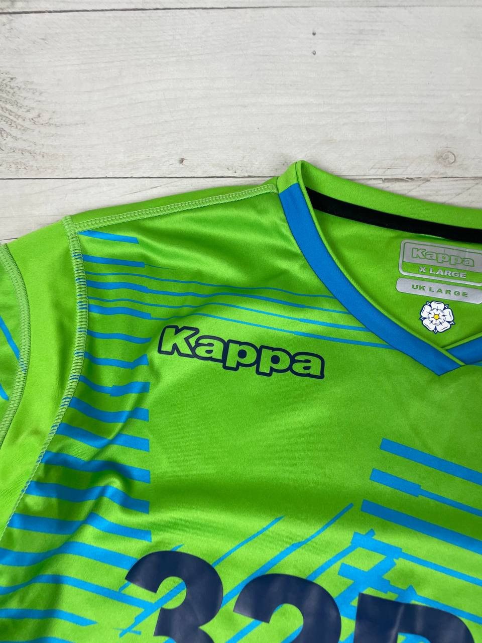 Kappa Leeds United 2018 2019 Goalkeeper Shirt Jersey Long Sleeve Size US XL / EU 56 / 4 - 6 Thumbnail