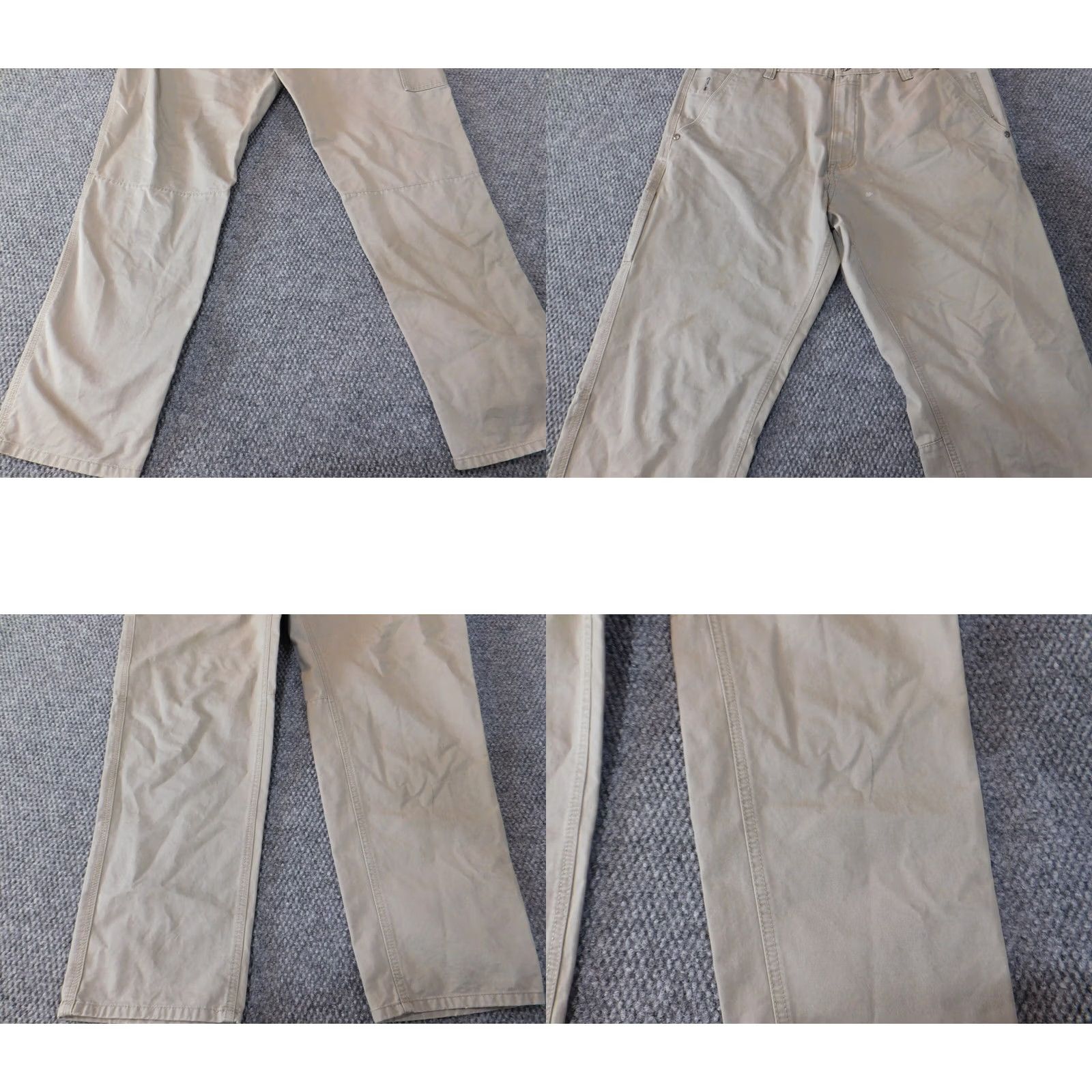 Sean John Sean John Mens Pants 38x30 Beige Straight Chino Regular Inseam 30 Comfort Stretch Logo Knit Front Flat Front Casual Workwear Modern Vintage No Size US 36 / EU 52 - 8 Thumbnail