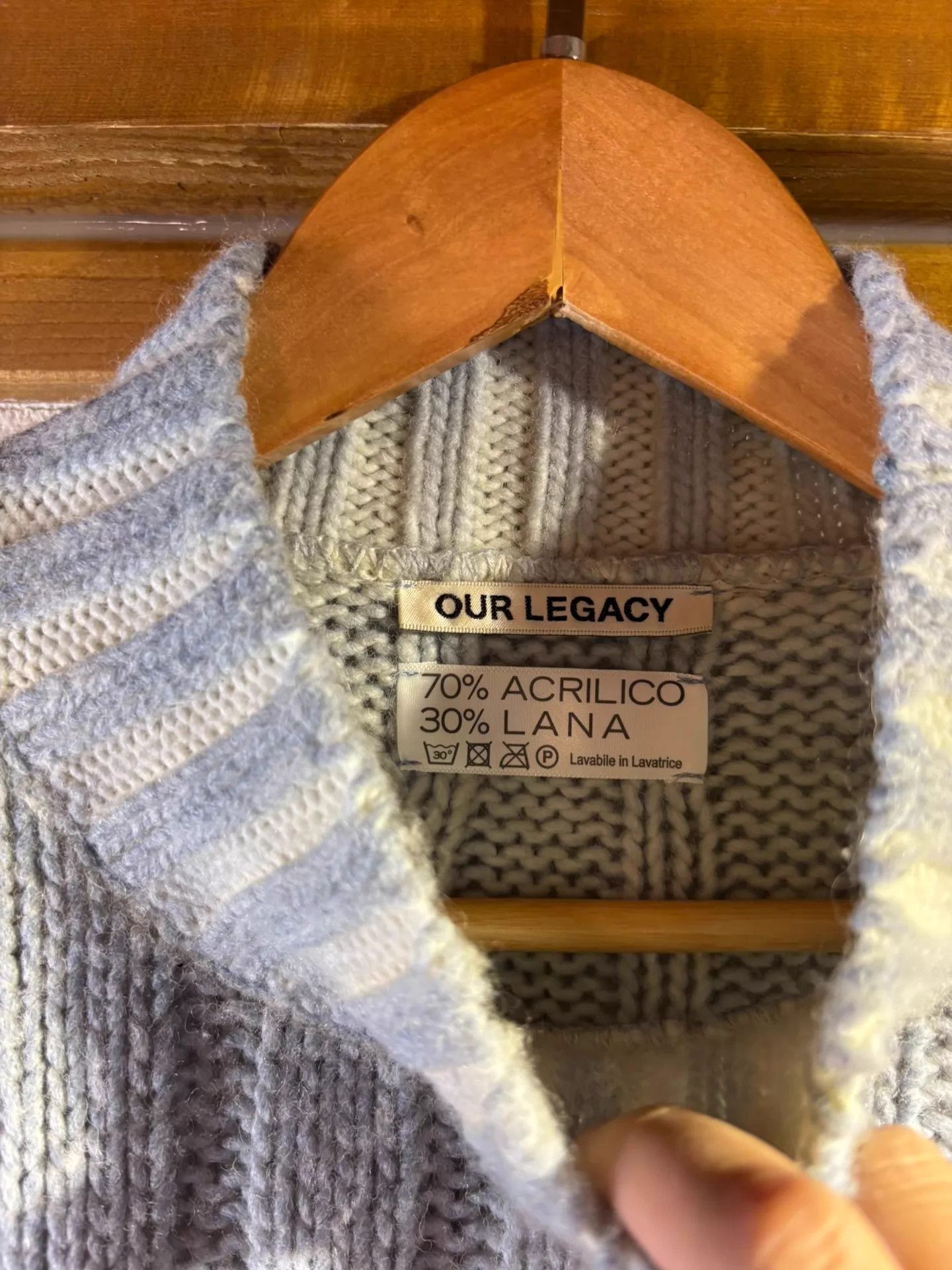 Our Legacy Our Legacy Vintage Pilled Italian Lana Sweater 95%N 50 Size US M / EU 48-50 / 2 - 3 Thumbnail