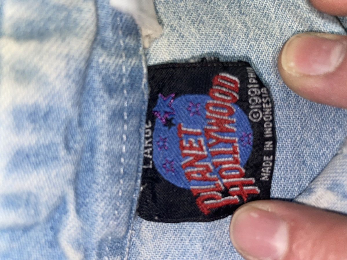Vintage 1991 Denim Button Down Planet Hollywood Size US L / EU 52-54 / 3 - 6 Thumbnail
