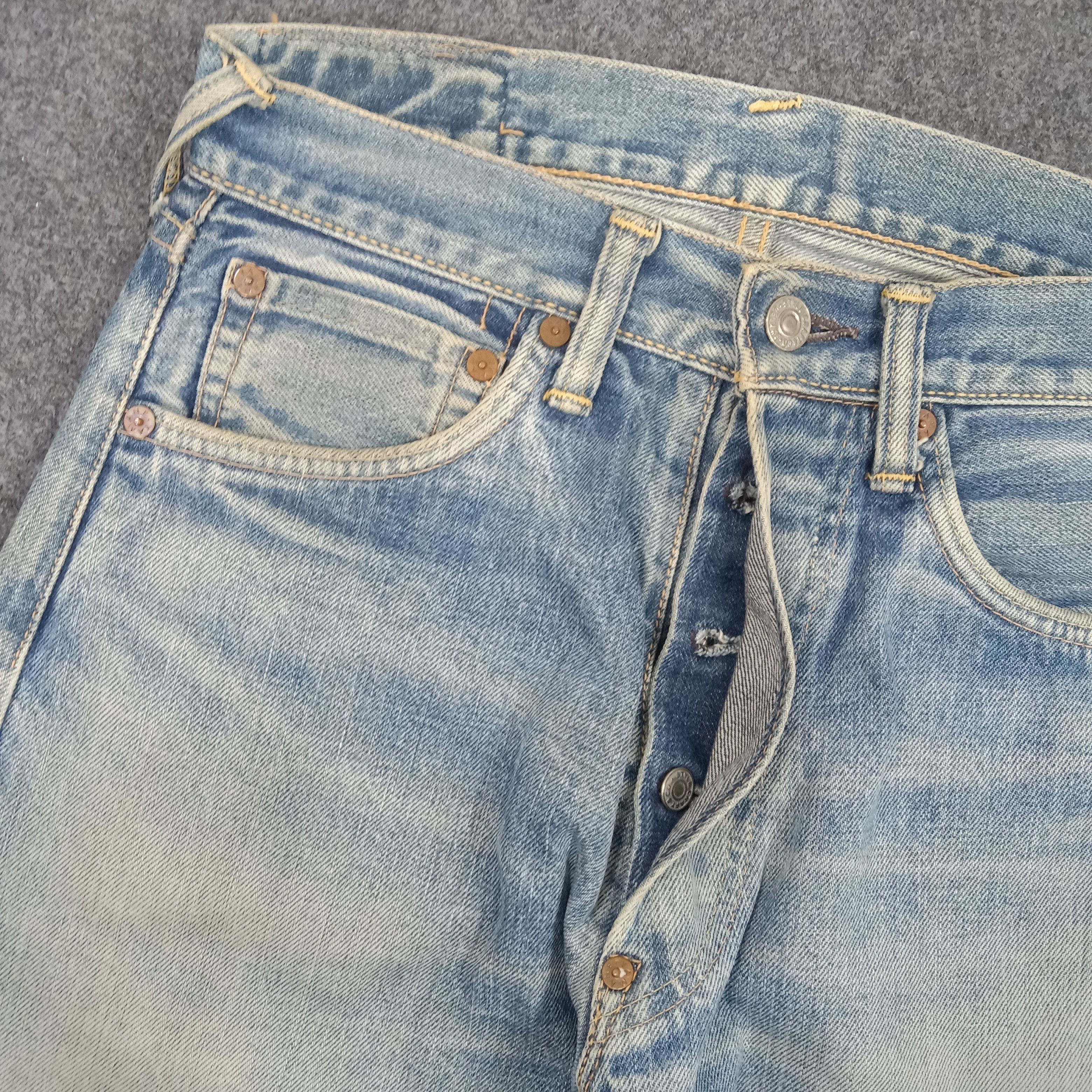 Evisu × Japanese Brand × Vintage Evisu Selvedge Japanese Brand Daicock Custom Denim Jeans Size US 27 - 7 Thumbnail