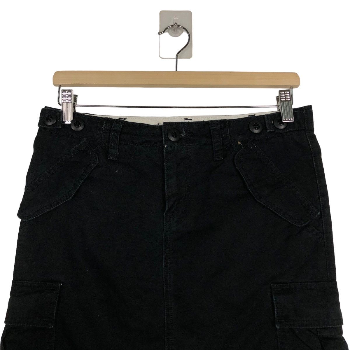 Levi's 🔥90’s Vintage Levi’s Denim Skirt Black Rich Size 30" / US 8 / IT 44 - 3 Thumbnail