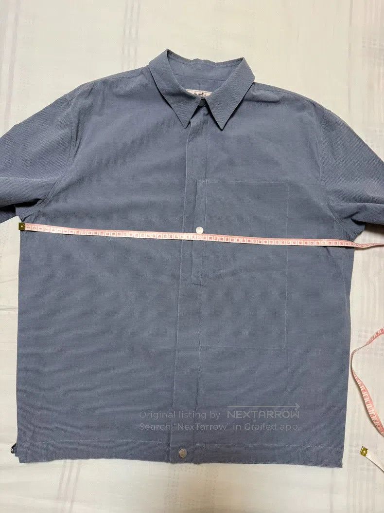 Hermes Hermes Layered Shirt Jacket with Drawstring Hem Size US M / EU 48-50 / 2 - 4 Thumbnail