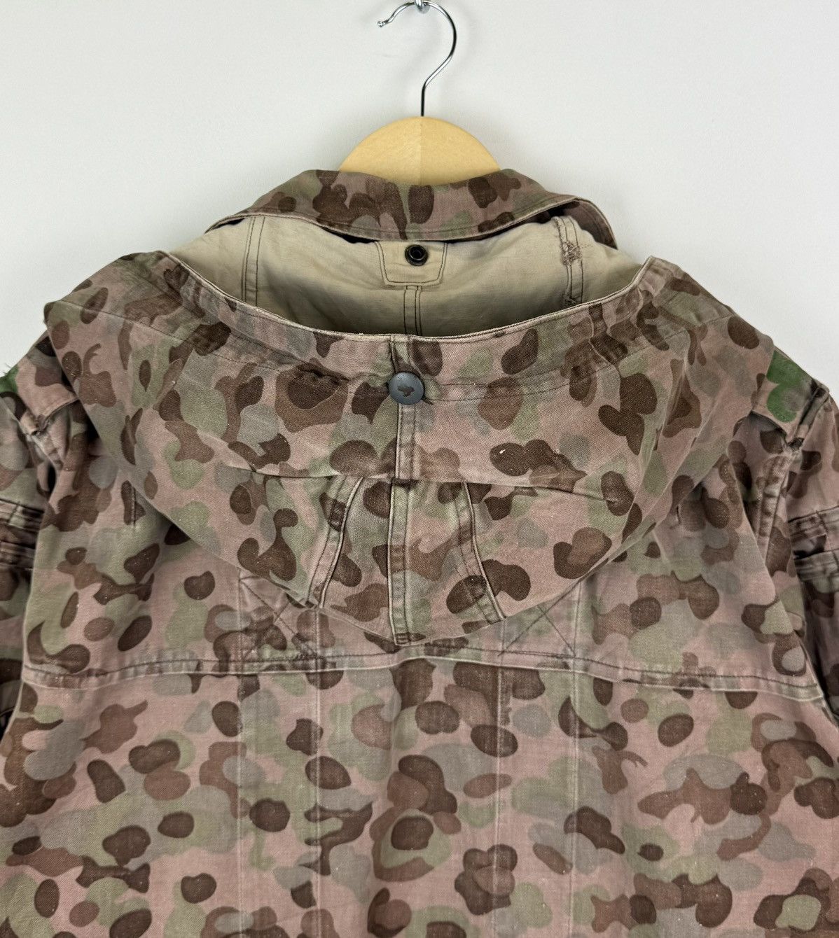 Vintage Vintage Austrian Army Kaz 57 Pea Dot Camo Parka Coat Jacket Size US XL / EU 56 / 4 - 14 Thumbnail