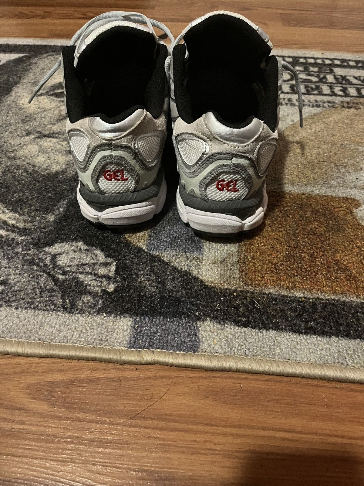 Asics GEL NYC 'WHITE STEEL GREY' Size US 12.5 / EU 45-46 - 4 Thumbnail