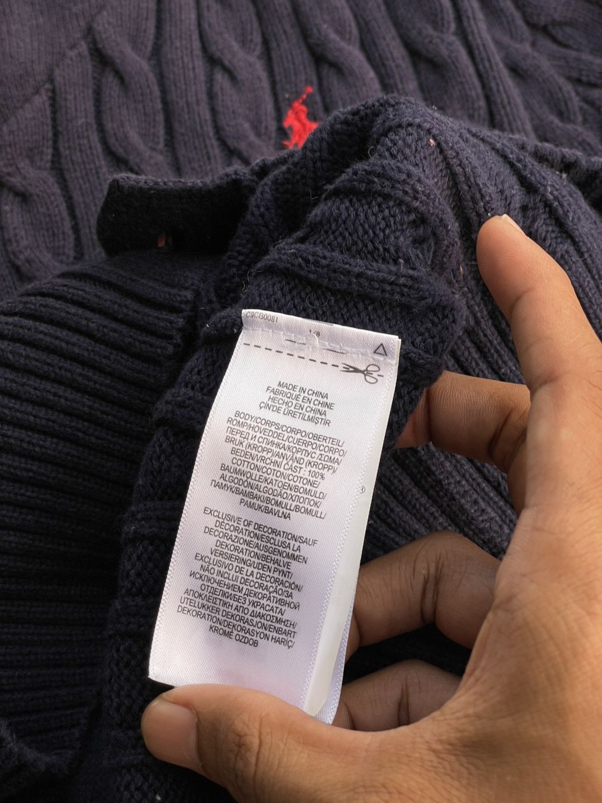 Polo Ralph Lauren Polo Ralph Lauren | Cable-Knit Cotton Shawl Cardigan Size US M / EU 48-50 / 2 - 11 Thumbnail