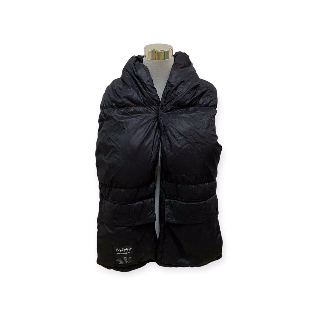GU × Undercover Gu x Undercover Black Multipocket Muffler Neck Warmer Size ONE SIZE - 3 Thumbnail