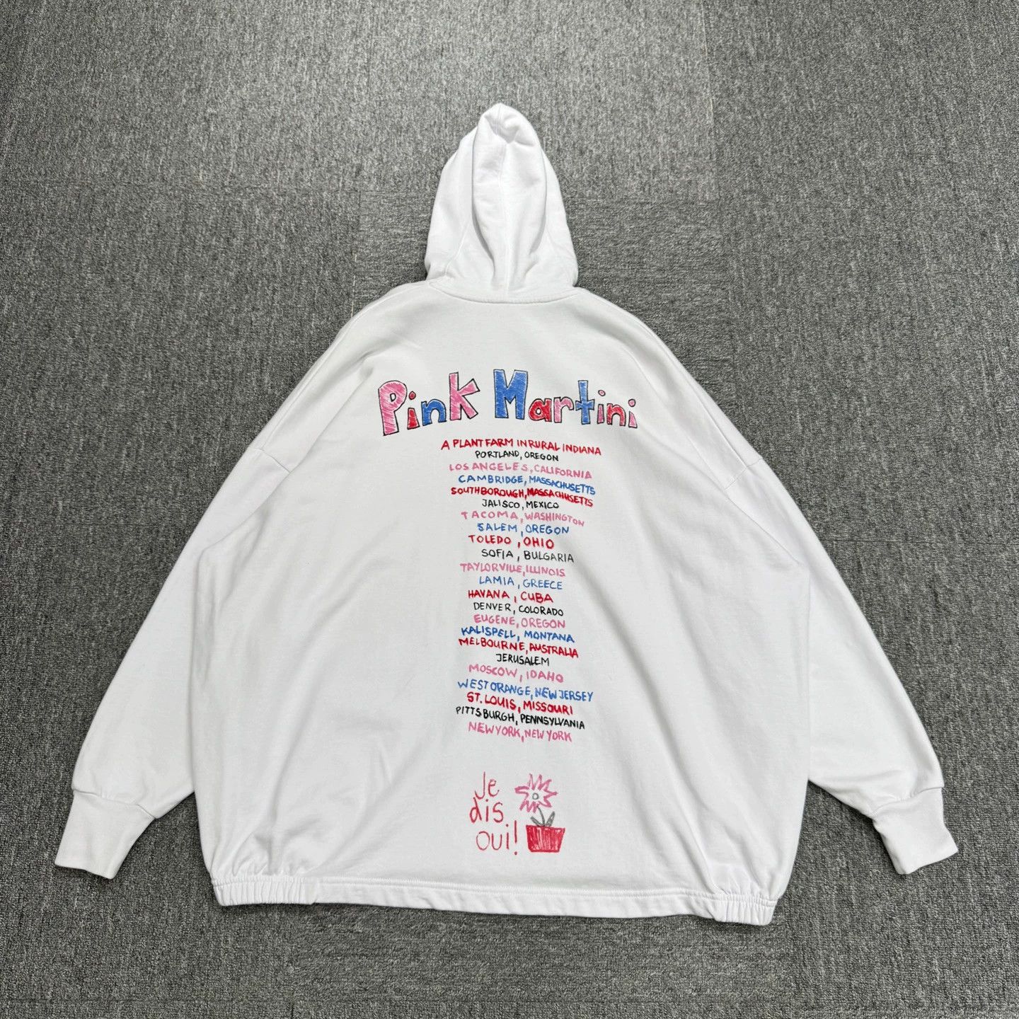 Balenciaga Balenciaga Pink Martini Graffiti Lettering Hoodie 1 Size US S / EU 44-46 / 1 - 6 Thumbnail