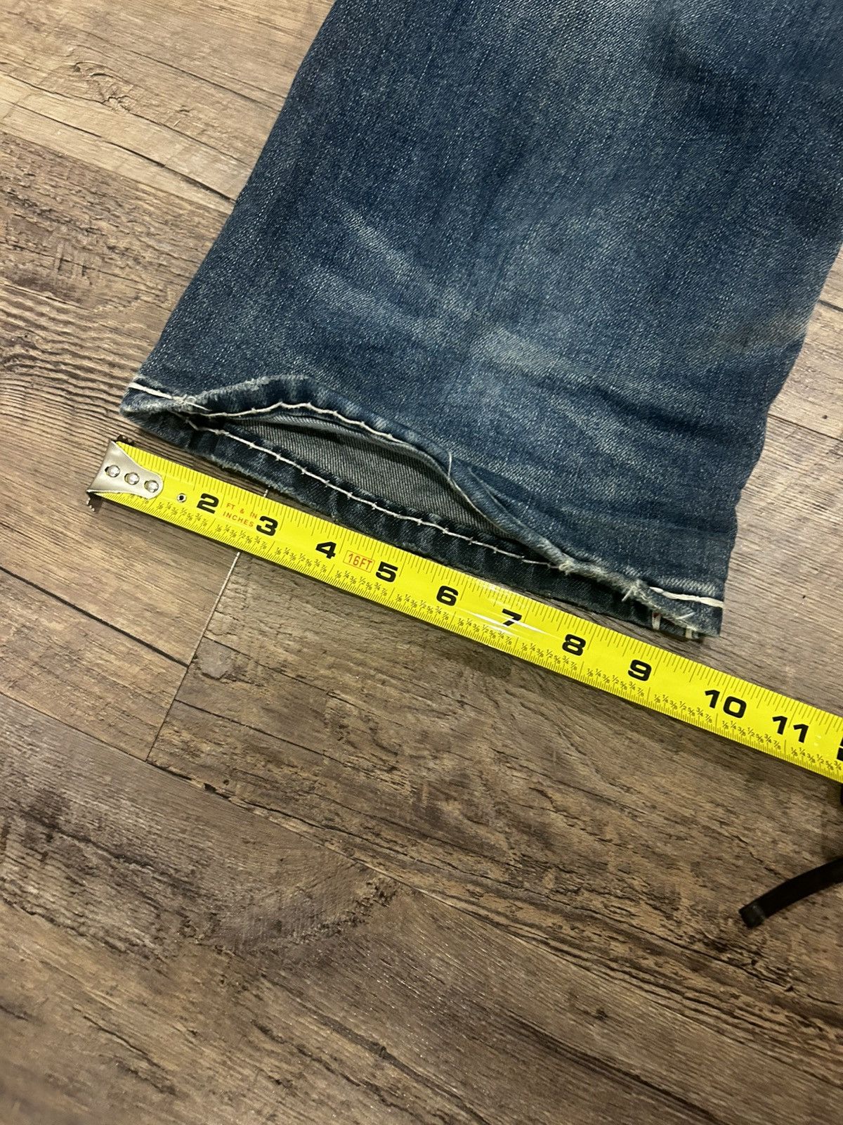 True Religion ☑️ Billy Super T Bootcut Blue Jeans ☑️ Size US 38 / EU 54 - 16 Thumbnail