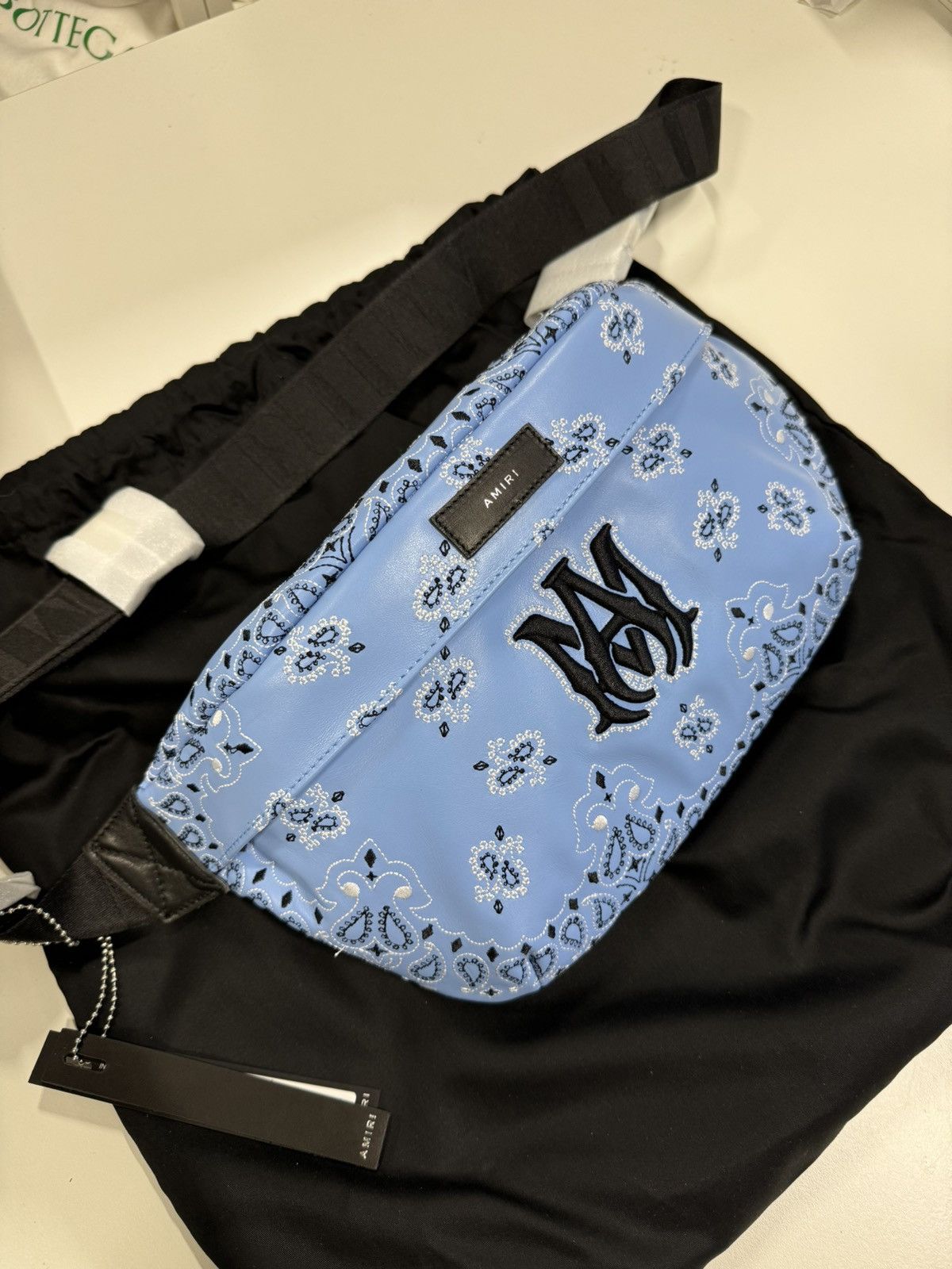 Amiri Amiri Bandana Nappa Leather Bumbag NEW 1800$ Size ONE SIZE - 2 Thumbnail