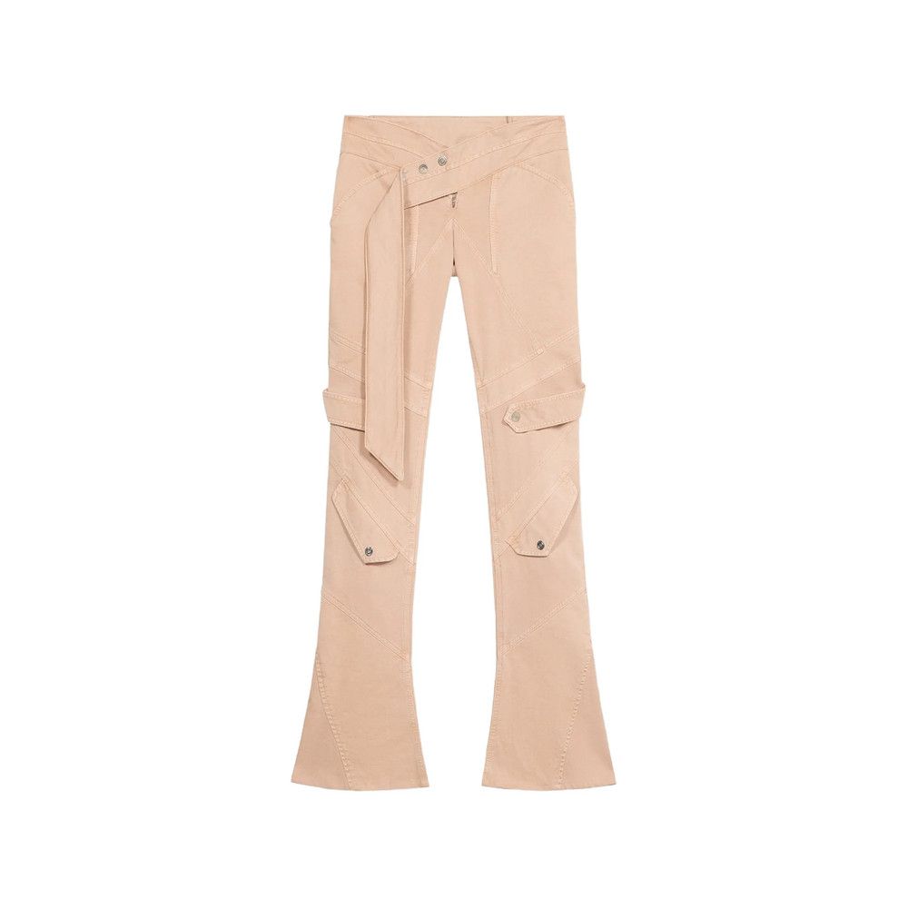 Blumarine Blumarine NEUTRALS Trousers - Flared Trousers Size 27" / US 4 / IT 40 - 1 Thumbnail