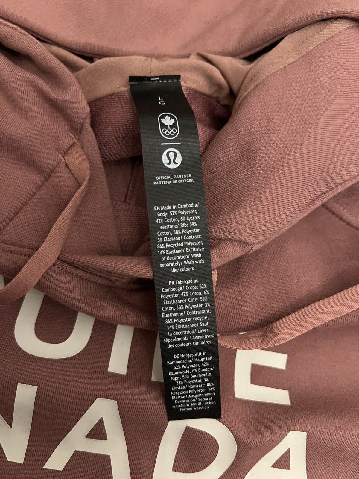 Lululemon Men’s Lululemon 2024 Team Canada Olympic Hoodie Size US L / EU 52-54 / 3 - 7 Thumbnail
