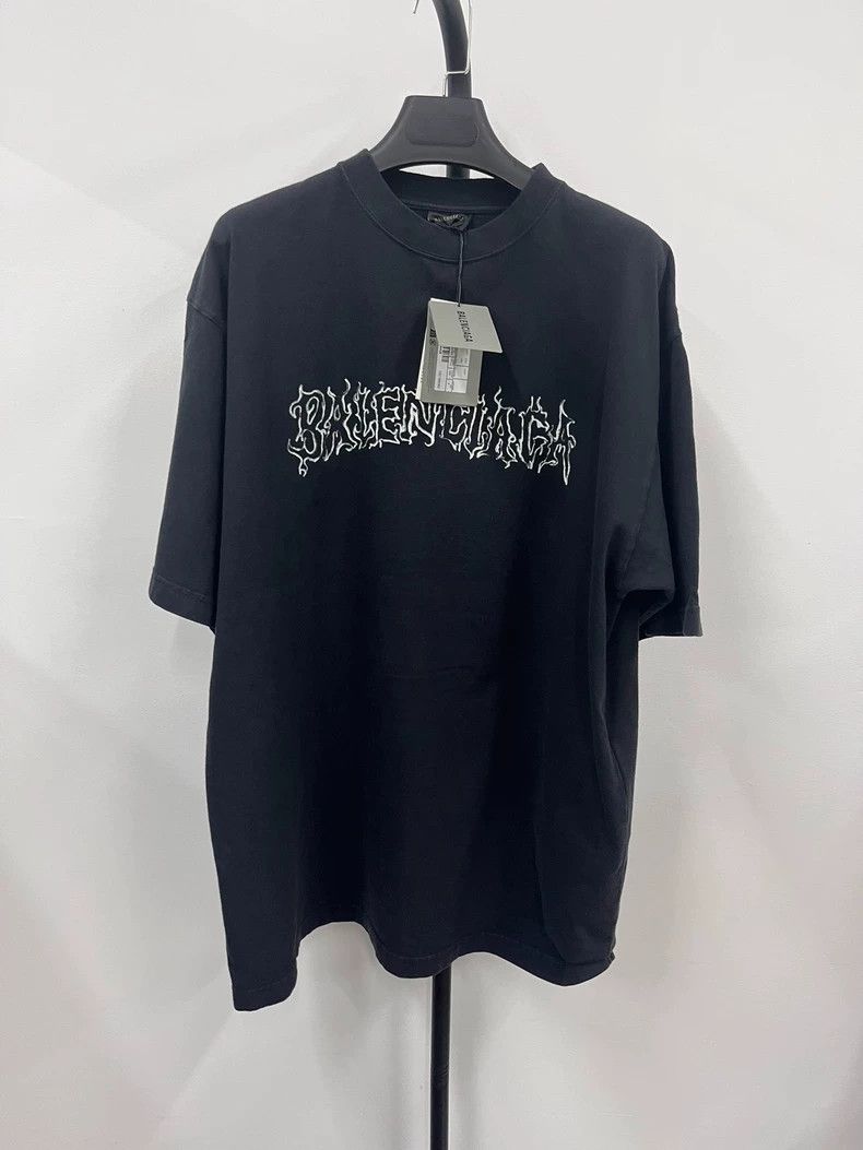 Balenciaga Balenciaga Dragon pattern lightning logo short sleeve Size US S / EU 44-46 / 1 - 1 Thumbnail