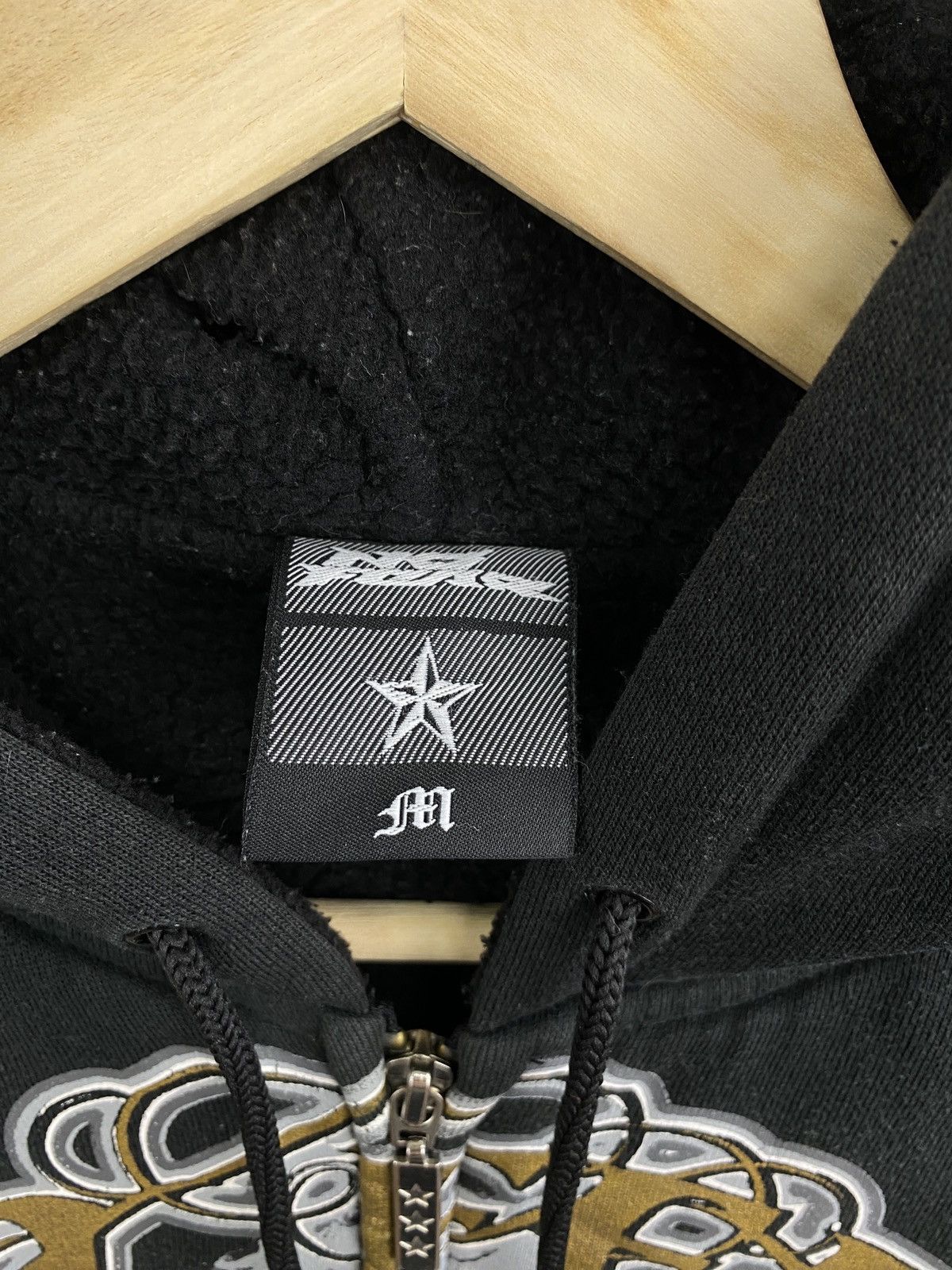 No Fear 💀 Vintage Y2K No Fear Skull Bones Affliction Zip Up Hoodie Size US M / EU 48-50 / 2 - 7 Thumbnail