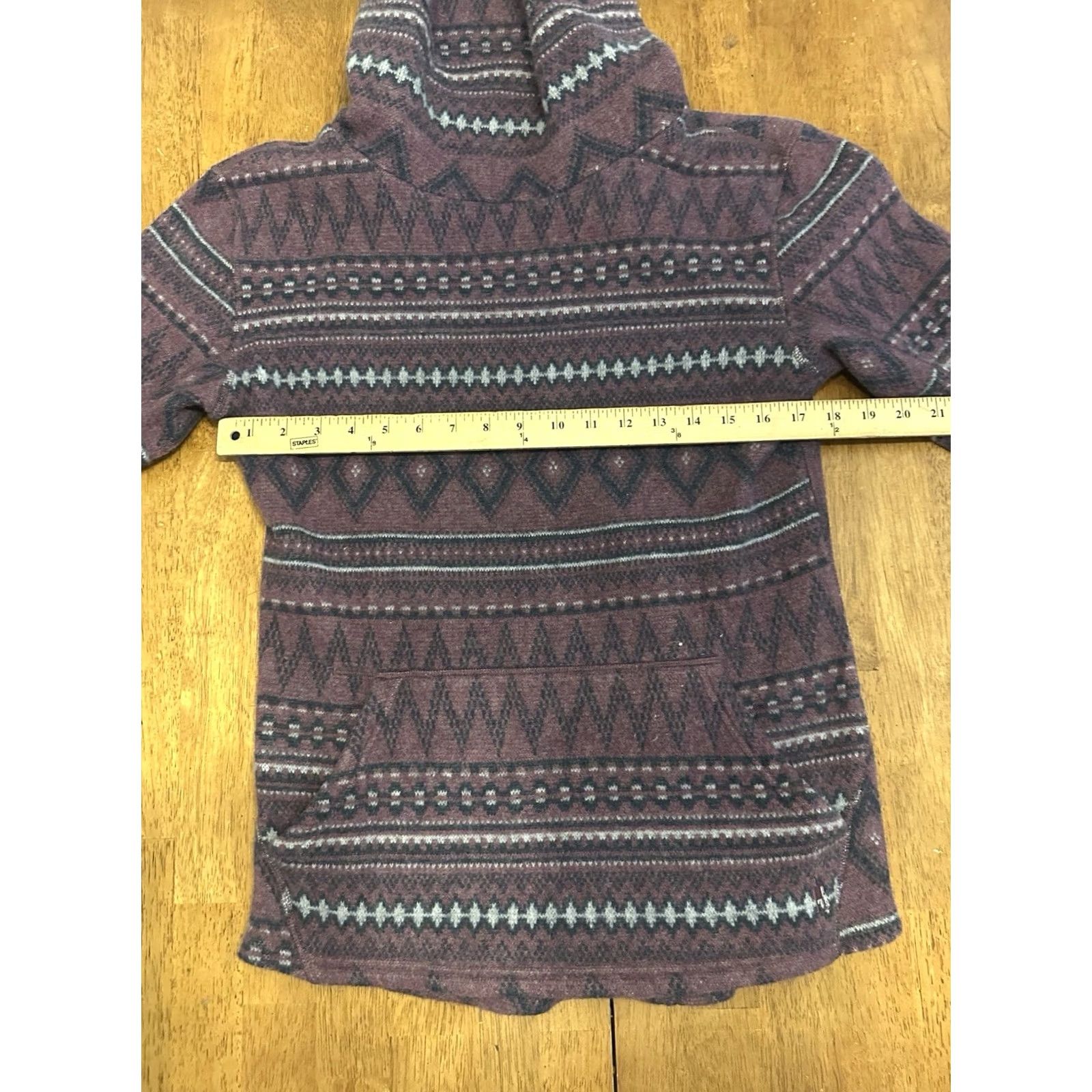 Smartwool Smartwool Hudson Trail Cowl Neck Pullover Aztec Sweater Medium Women’s Purple Shirt Pullover Womens Size M / US 6-8 / IT 42-44 - 5 Thumbnail