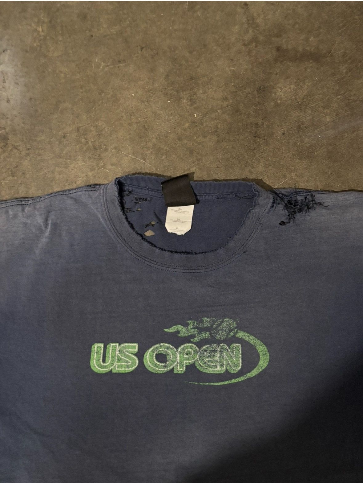 Wilson Crazy Vintage US Open Tshirt Size US XL / EU 56 / 4 - 5 Thumbnail