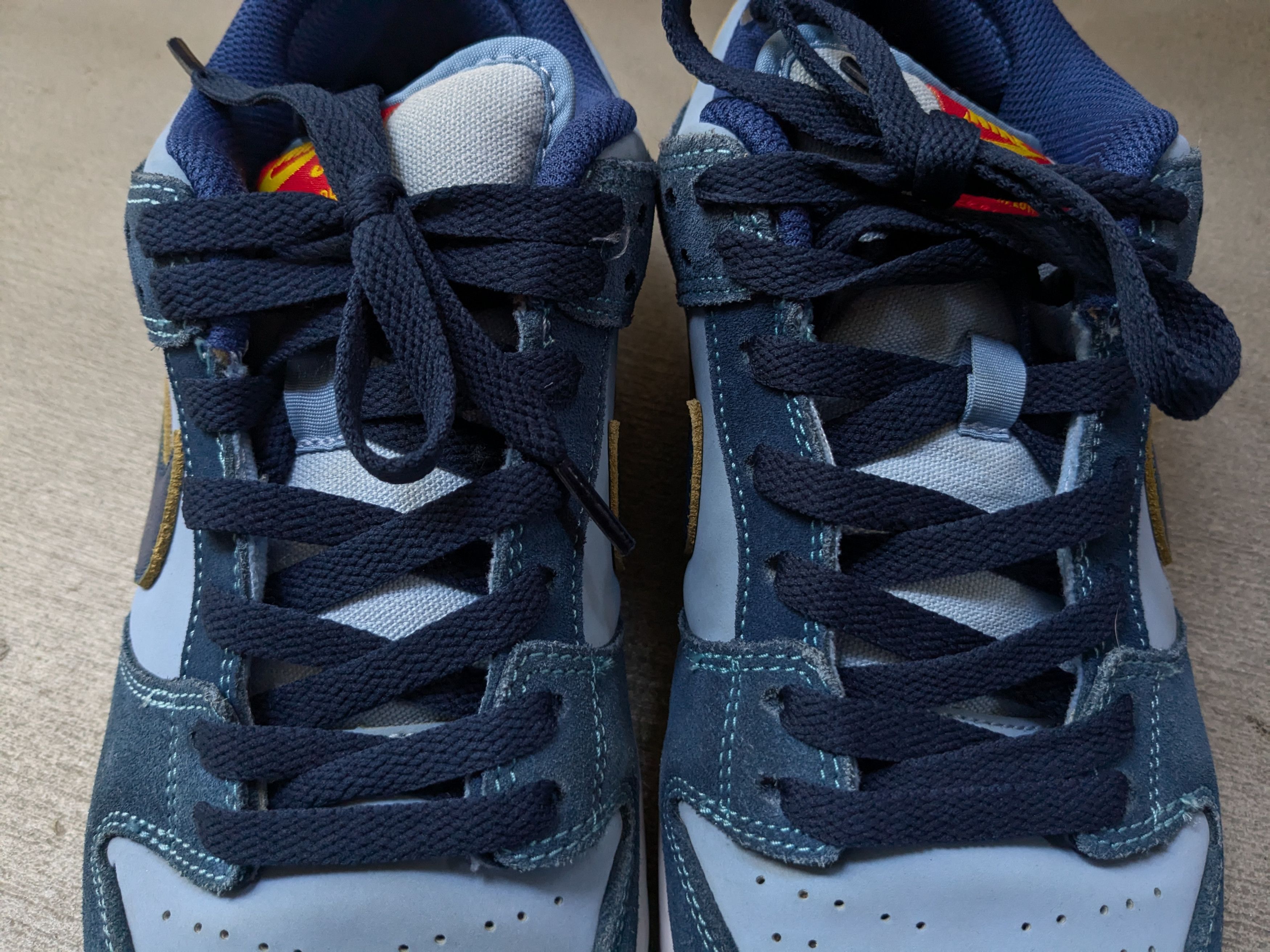 Nike Nike SB Dunk Low Pro Why So Sad? Blue Suede DX5549-400 Size US 8 / EU 41 - 6 Thumbnail