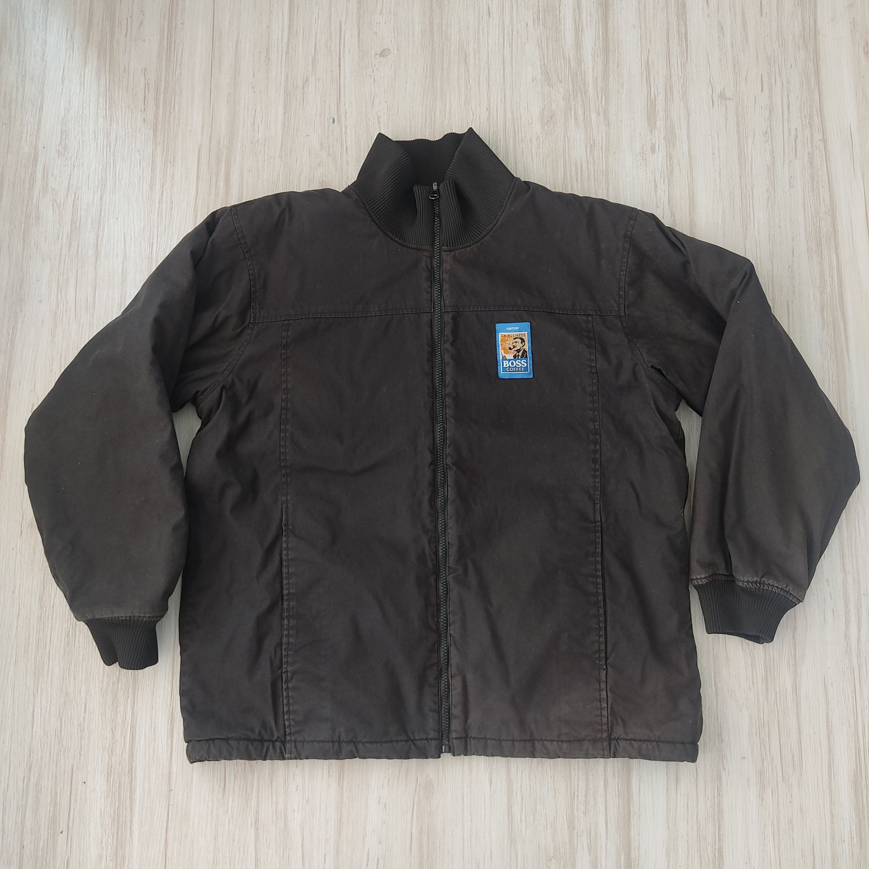 Japanese Brand SUNTORY BOSS COFFEE Cotton Fleece Reversible Jacket Size US L / EU 52-54 / 3 - 3 Thumbnail