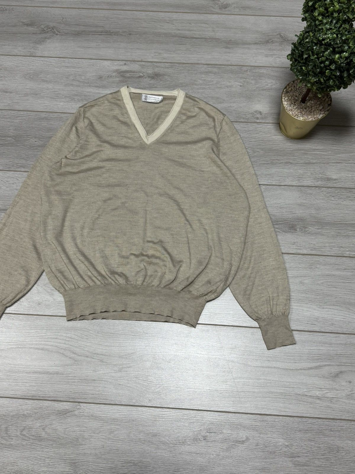 Brunello Cucinelli Brunello Cucinelli cashmere silk sweater jumper Size US L / EU 52-54 / 3 - 2 Thumbnail
