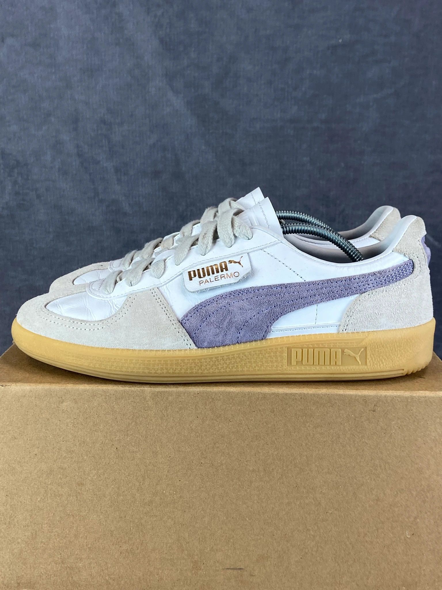 Puma Puma Palermo White Sneakers Size EU 41 Size US 8 / EU 41 - 2 Thumbnail
