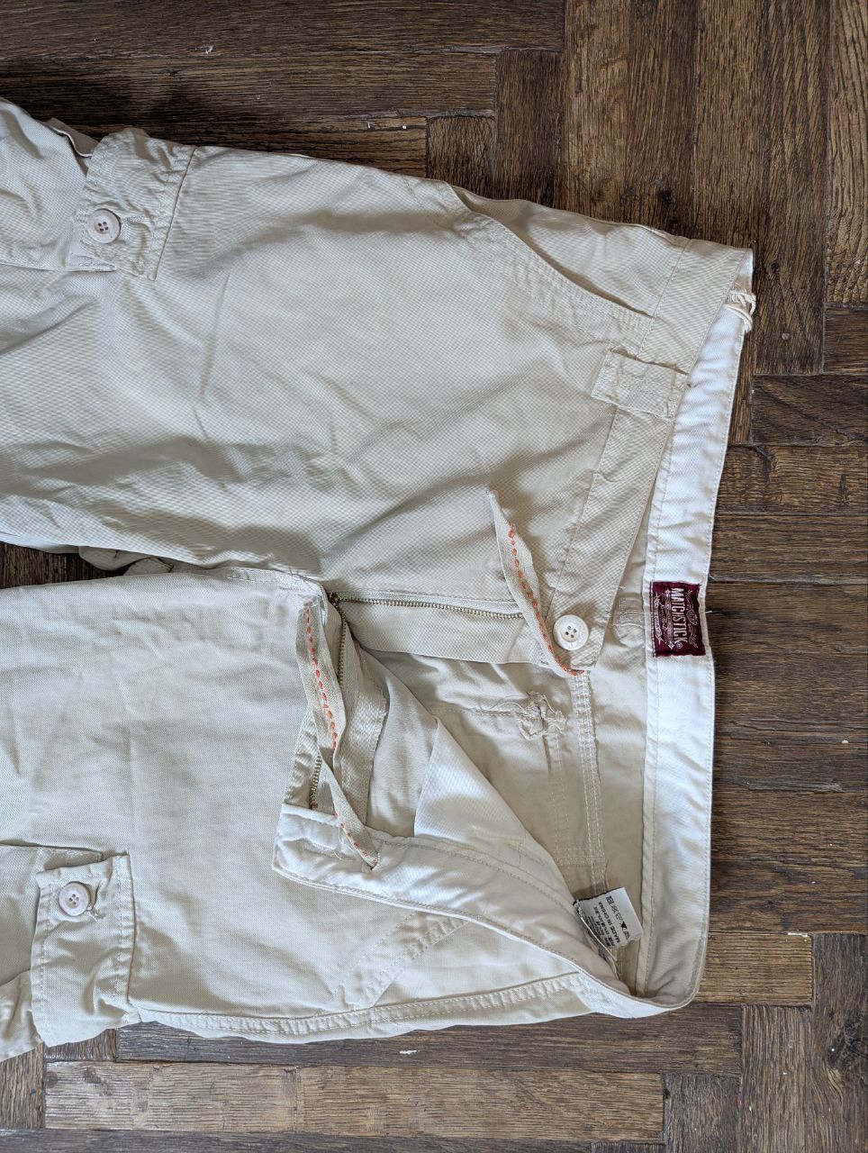 Japanese Brand MATCHSTICK by MATCH Cargo Pants Size US 39 - 24 Thumbnail