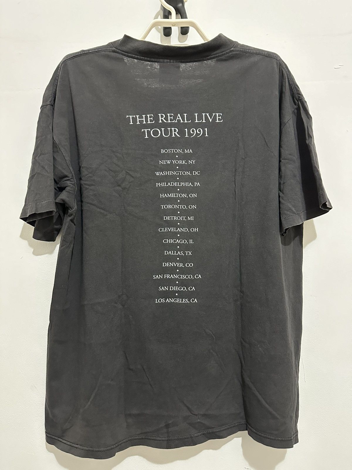 Brockum Vintage 1990’s Simple Minds The Real Life Tour 1991 T-Shirt Size US XL / EU 56 / 4 - 2 Thumbnail
