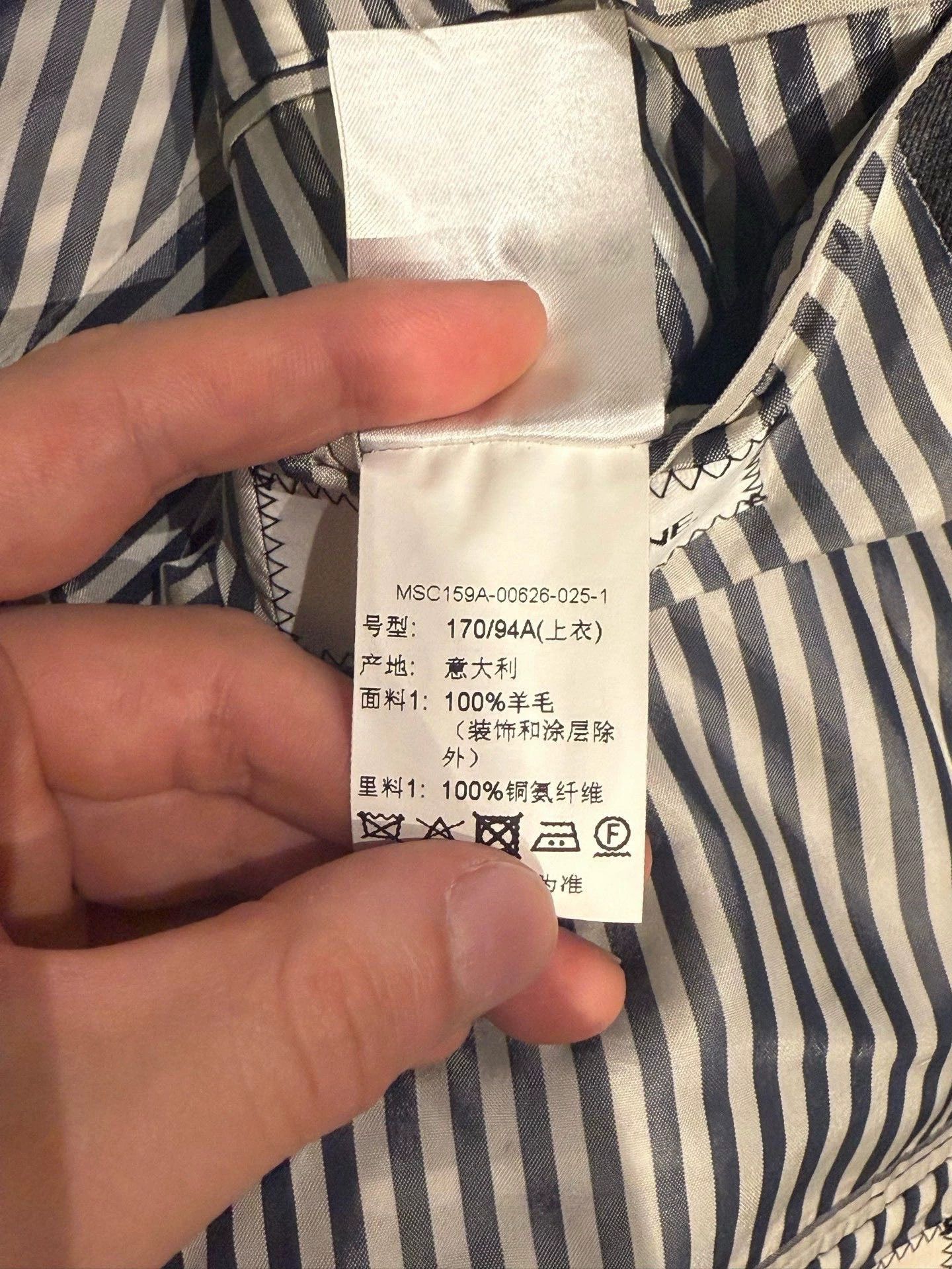 Thom Browne Thom Browne Classic Dark Grey Wool Suit Size 1 (9/10) Size US S / EU 44-46 / 1 - 4 Thumbnail