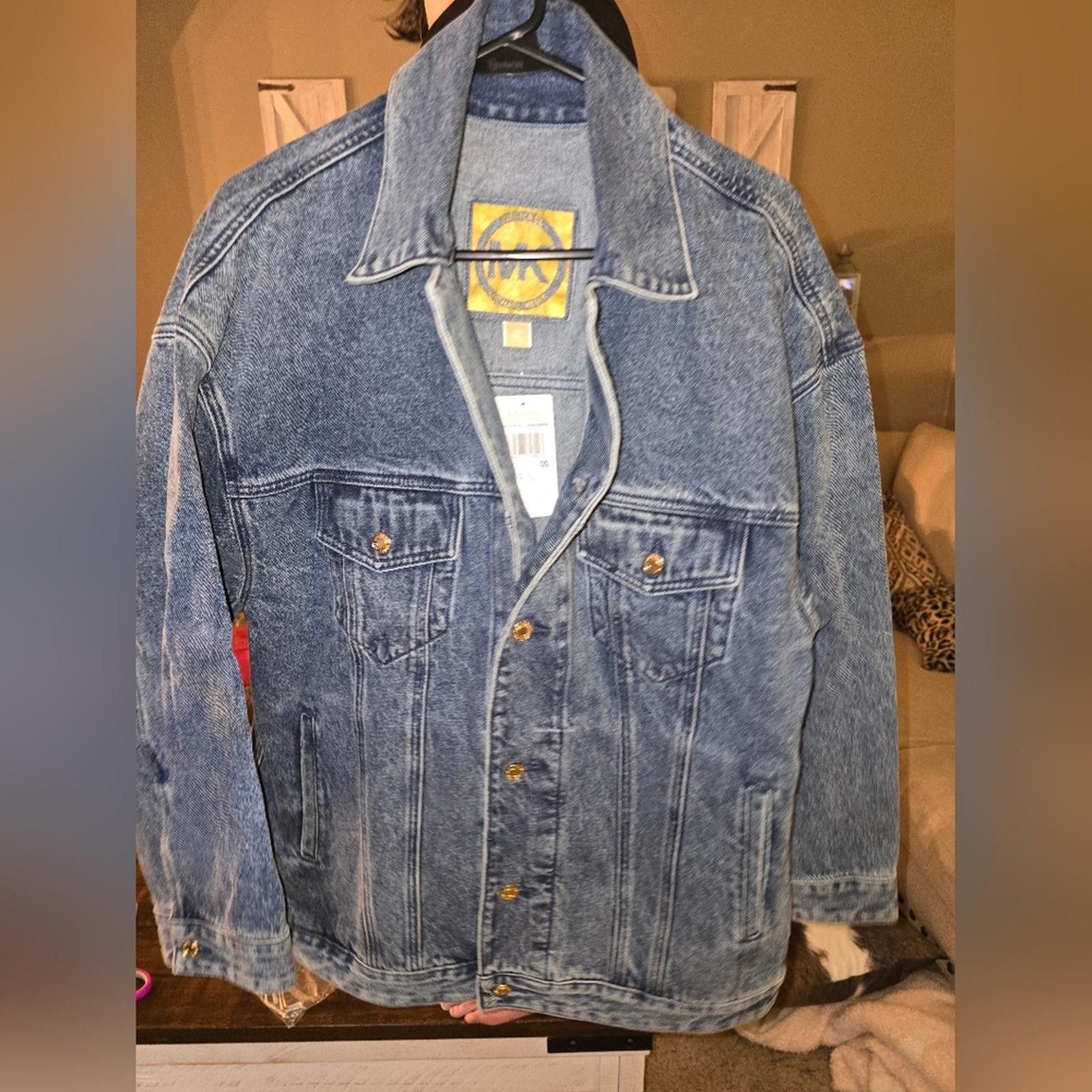 Michael Kors Michael Kors Oversized Denim Jacket Size US M / EU 48-50 / 2 - 6 Thumbnail