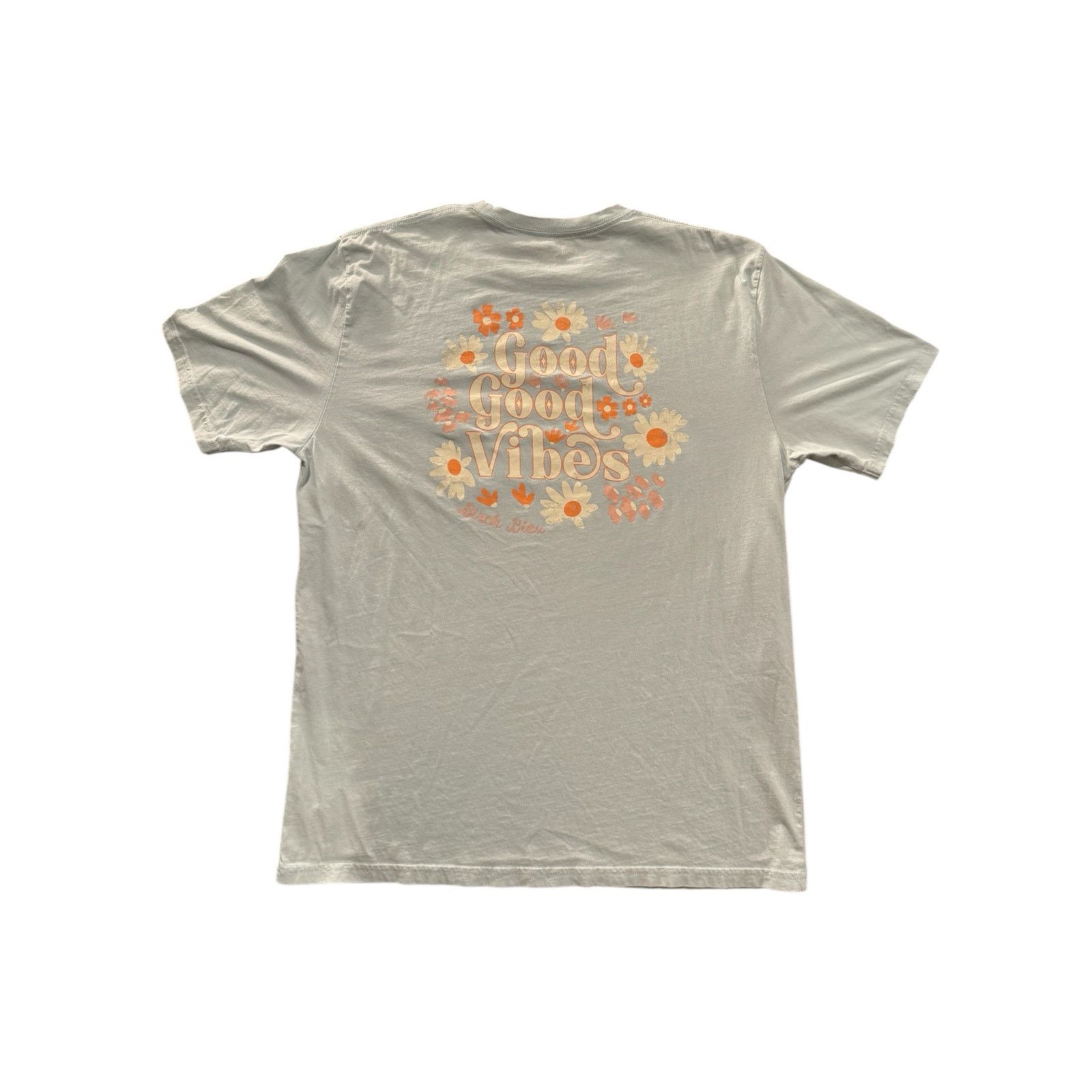 The Unbranded Brand Birch Bleu Boutique Women’s L Retro Daisy Good Vibes TShirt Size L / US 10 / IT 46 - 1 Thumbnail