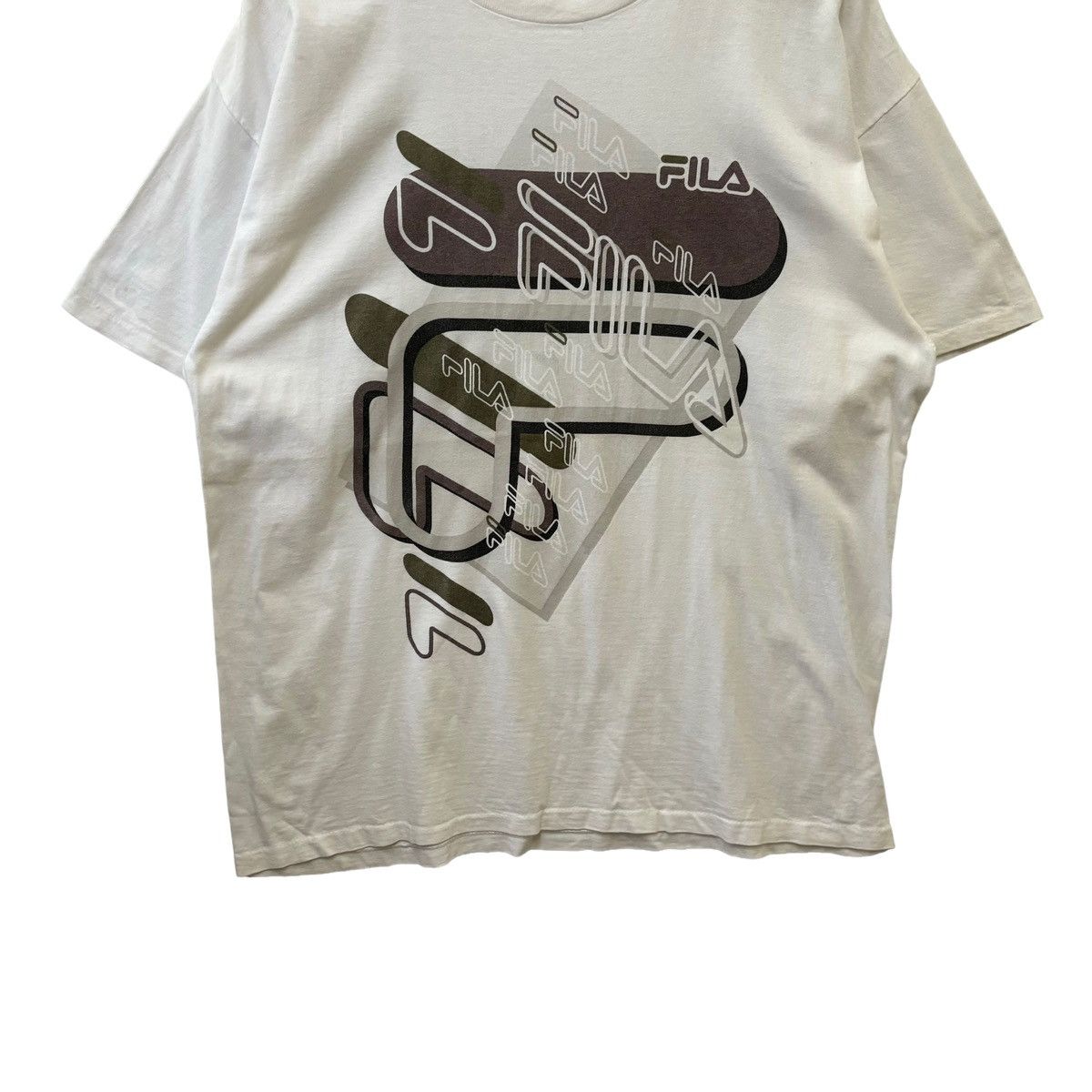 Fila × Vintage Vintage Fila Sportwear Tshirt Big Logo Size US L / EU 52-54 / 3 - 3 Thumbnail