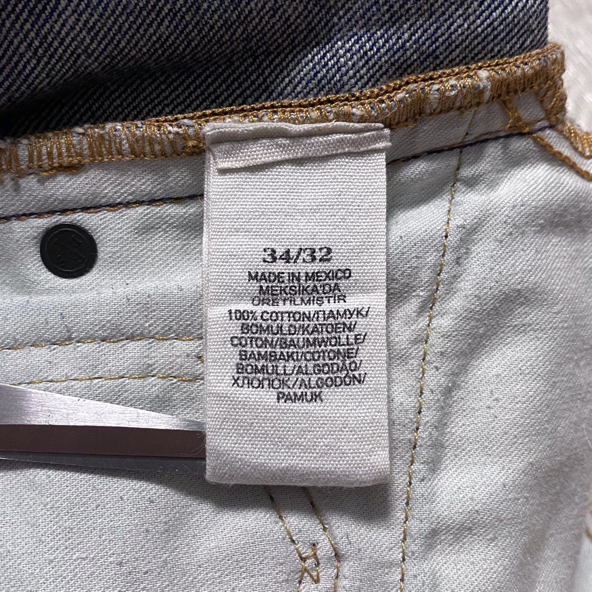 Denim & Supply Ralph Lauren DSRL Ralph Lauren Washed Blue Distressed Denim Jeans Size US 34 / EU 50 - 14 Thumbnail