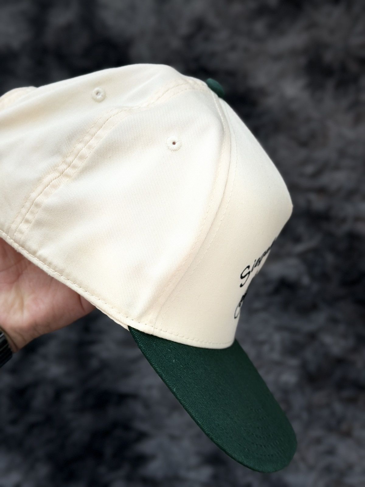 Siegelman Stable Siegelman Stable Hat Cream/Green Size ONE SIZE - 5 Thumbnail