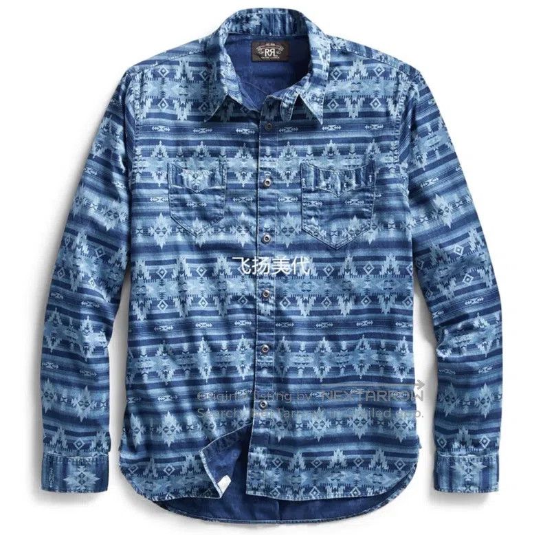 RRL Ralph Lauren RRL Ralph Lauren Limited edition Navajo Western Shirt Size US M / EU 48-50 / 2 - 2 Thumbnail