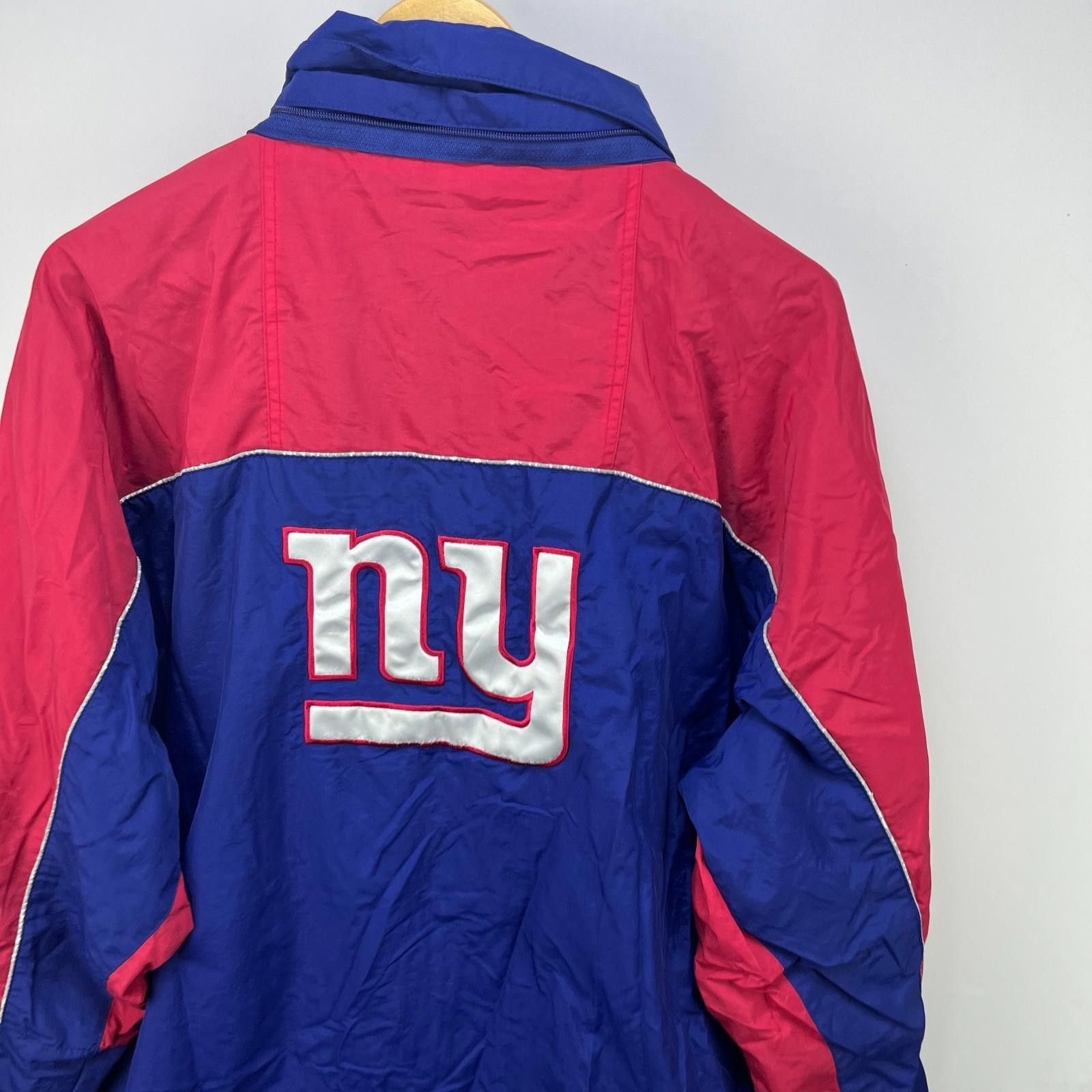 Other Vintage New York Giants NFL Windbreaker Jacket Large Size ONE SIZE - 2 Thumbnail