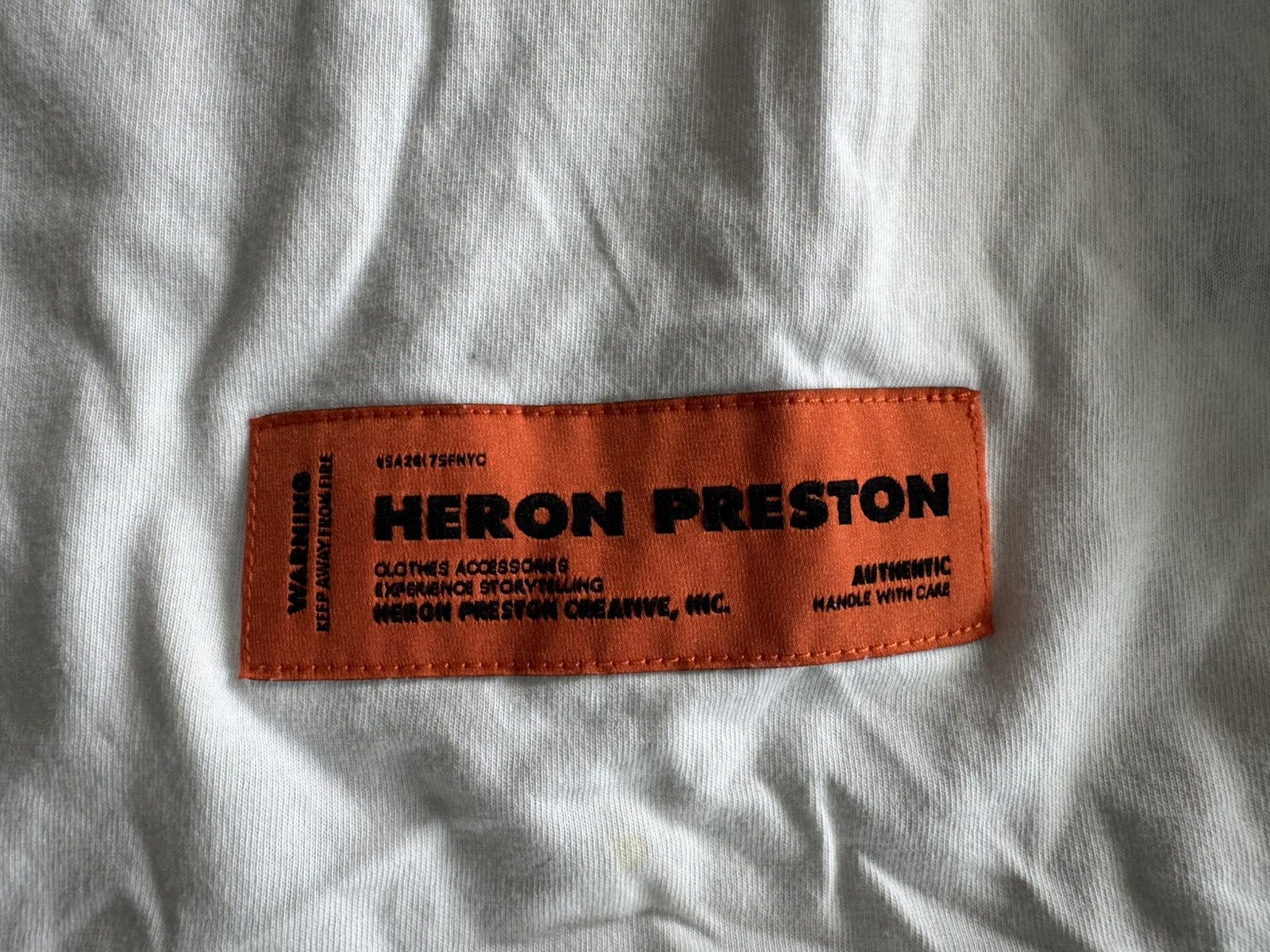 Heron Preston Heron Preston Off-White Heron Birds T-Shirt Size US S / EU 44-46 / 1 - 3 Thumbnail