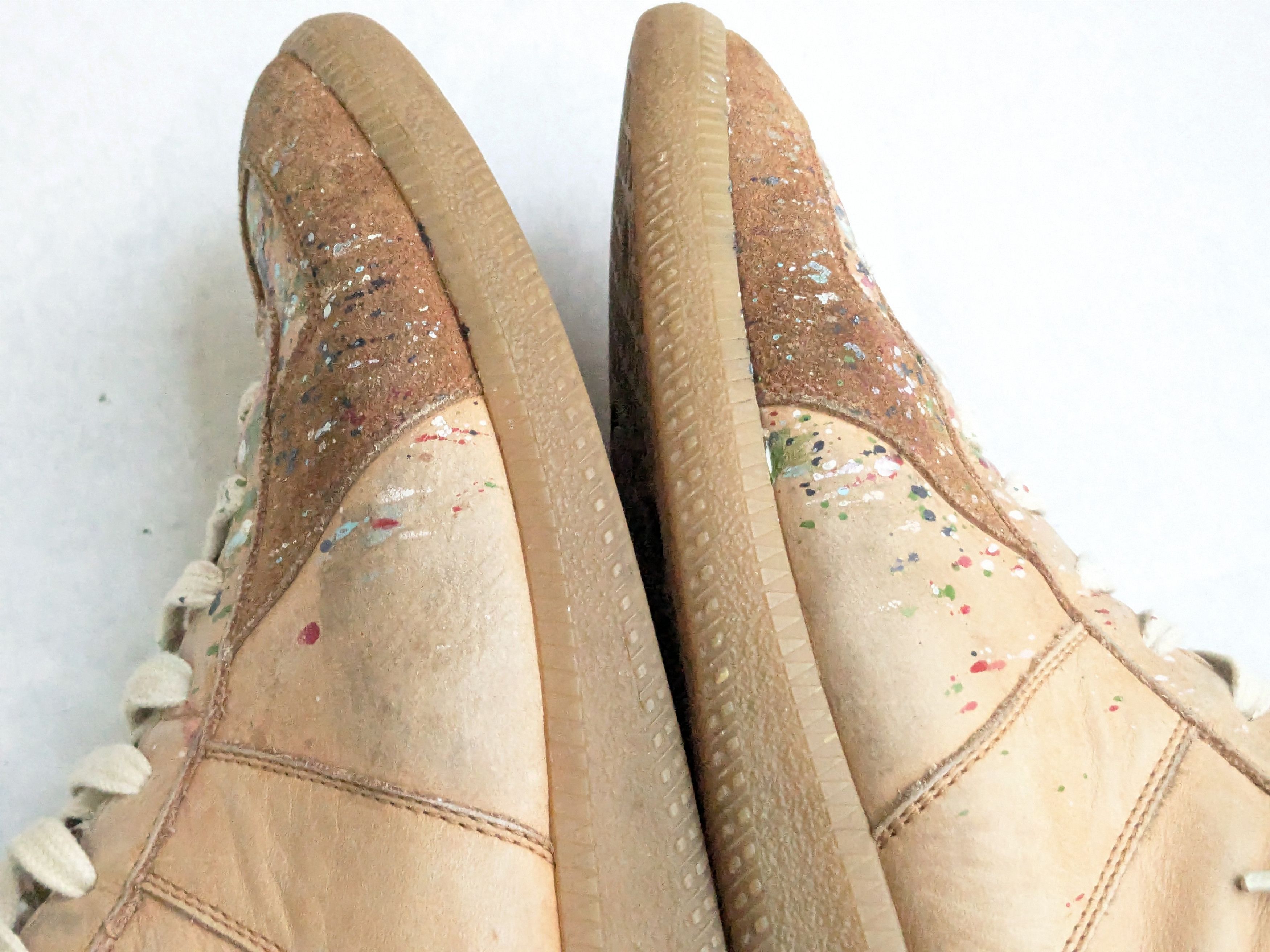 Maison Margiela Maison Margiela Replica GAT Paint Splatter 10 43 Brown Size US 10 / EU 43 - 10 Thumbnail