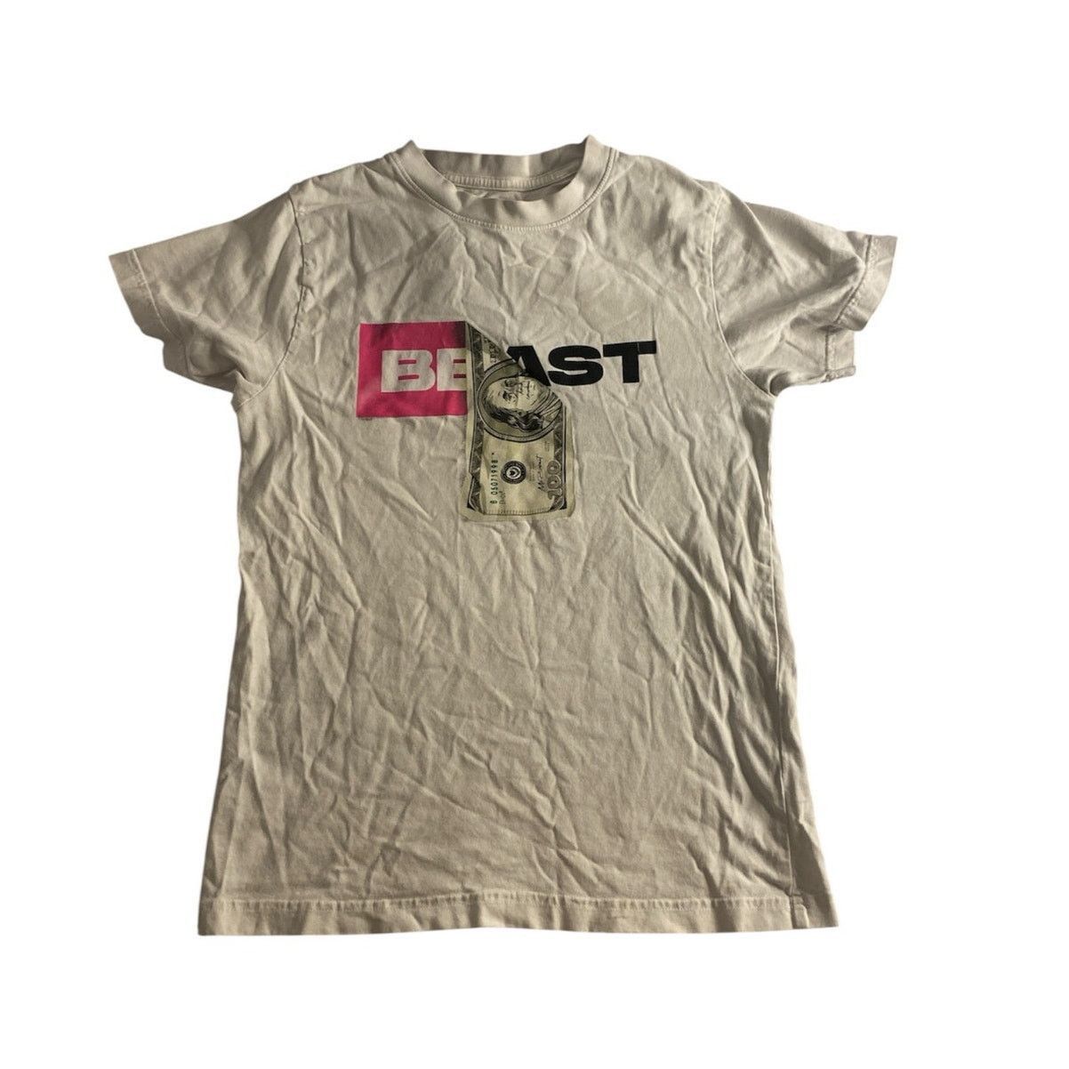 Other Streetwear Graphic Money Roll Tee Beige MrBeast Official XXS Size US XXS / EU 40 - 2 Thumbnail