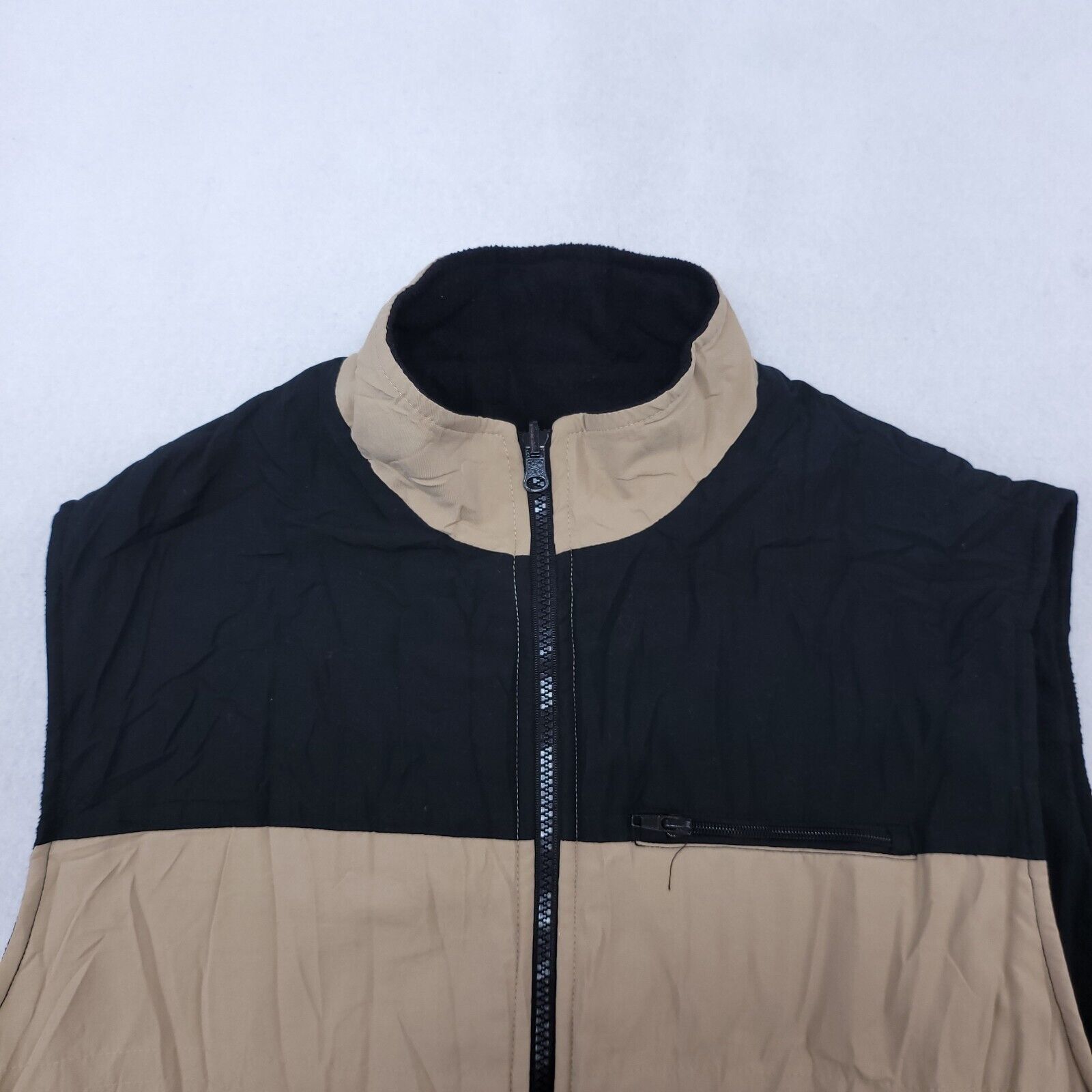 Consensus Sportswear Consensus Outdoor Jacket Vest Mens Size Large L Beige Black Size US L / EU 52-54 / 3 - 1 Thumbnail