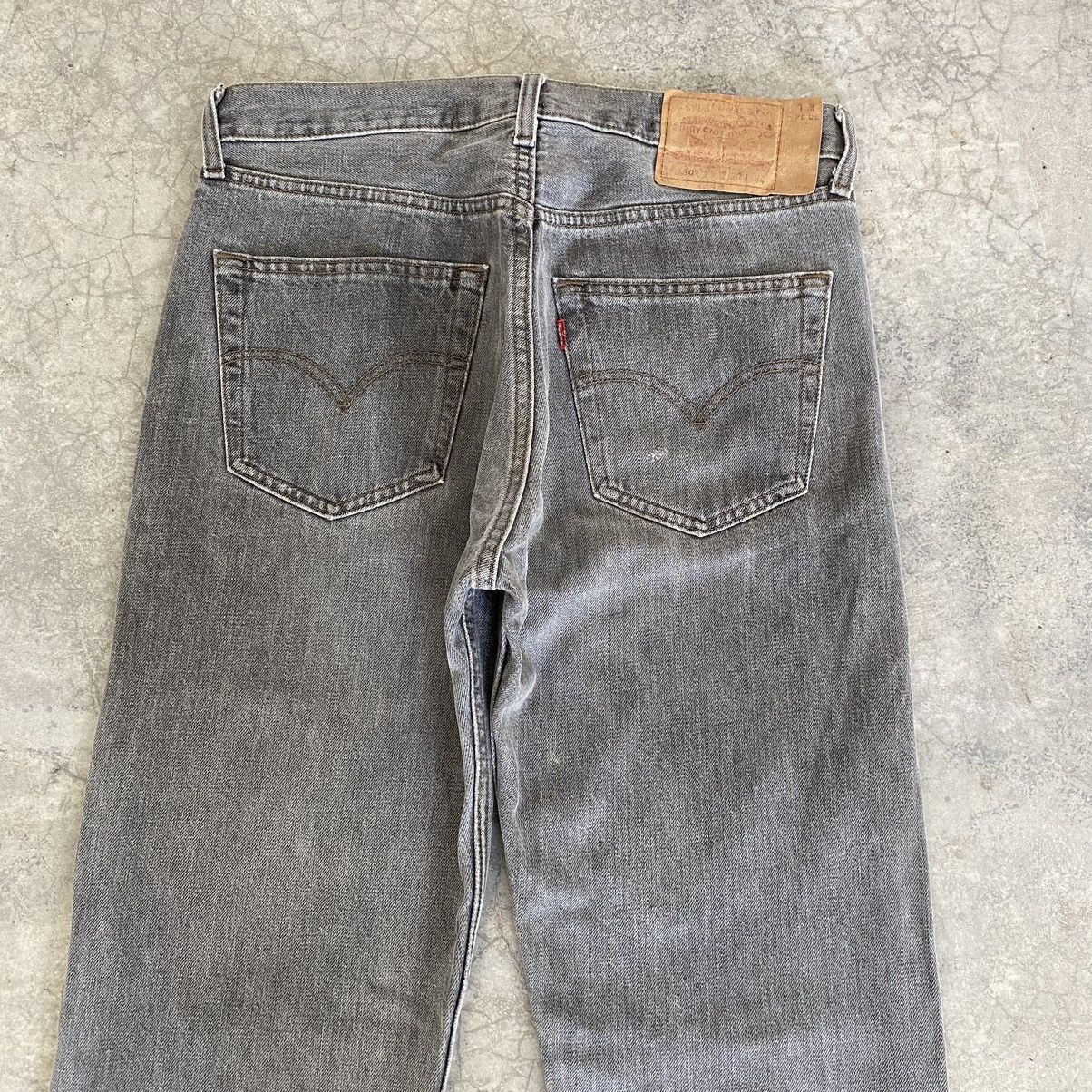 Levi's Vintage Late 90’s Levis 501 Ash Grey Jeans Size US 31 - 16 Thumbnail