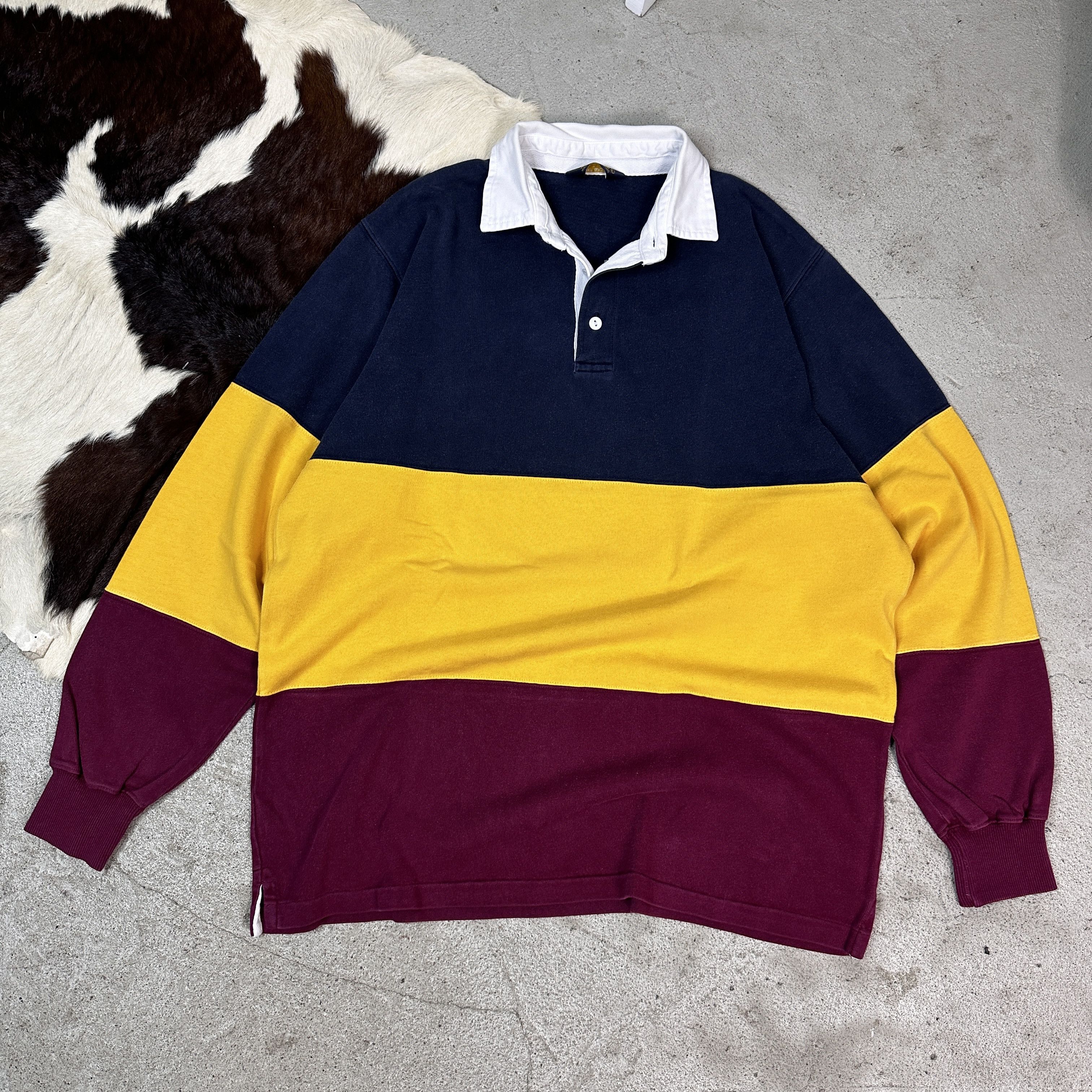 Vintage Rugby Brooks Brothers Sweatshirt Size US L / EU 52-54 / 3 - 1 Thumbnail