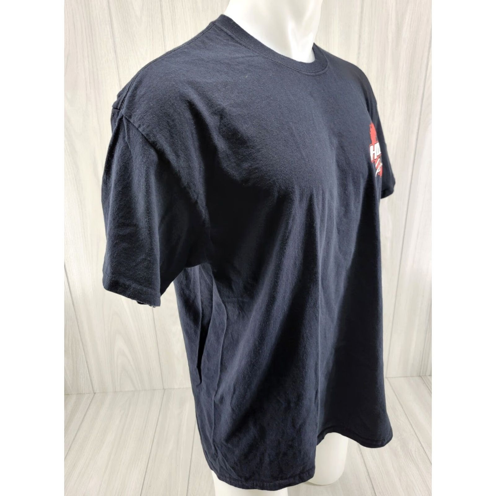 Gildan VINTAGE Brian Hough Racing Tee XL Black Shirt Mens 90s Sports T-Shirt Crew Neck Short Sleeve Gildan Size US XL / EU 56 / 4 - 5 Thumbnail