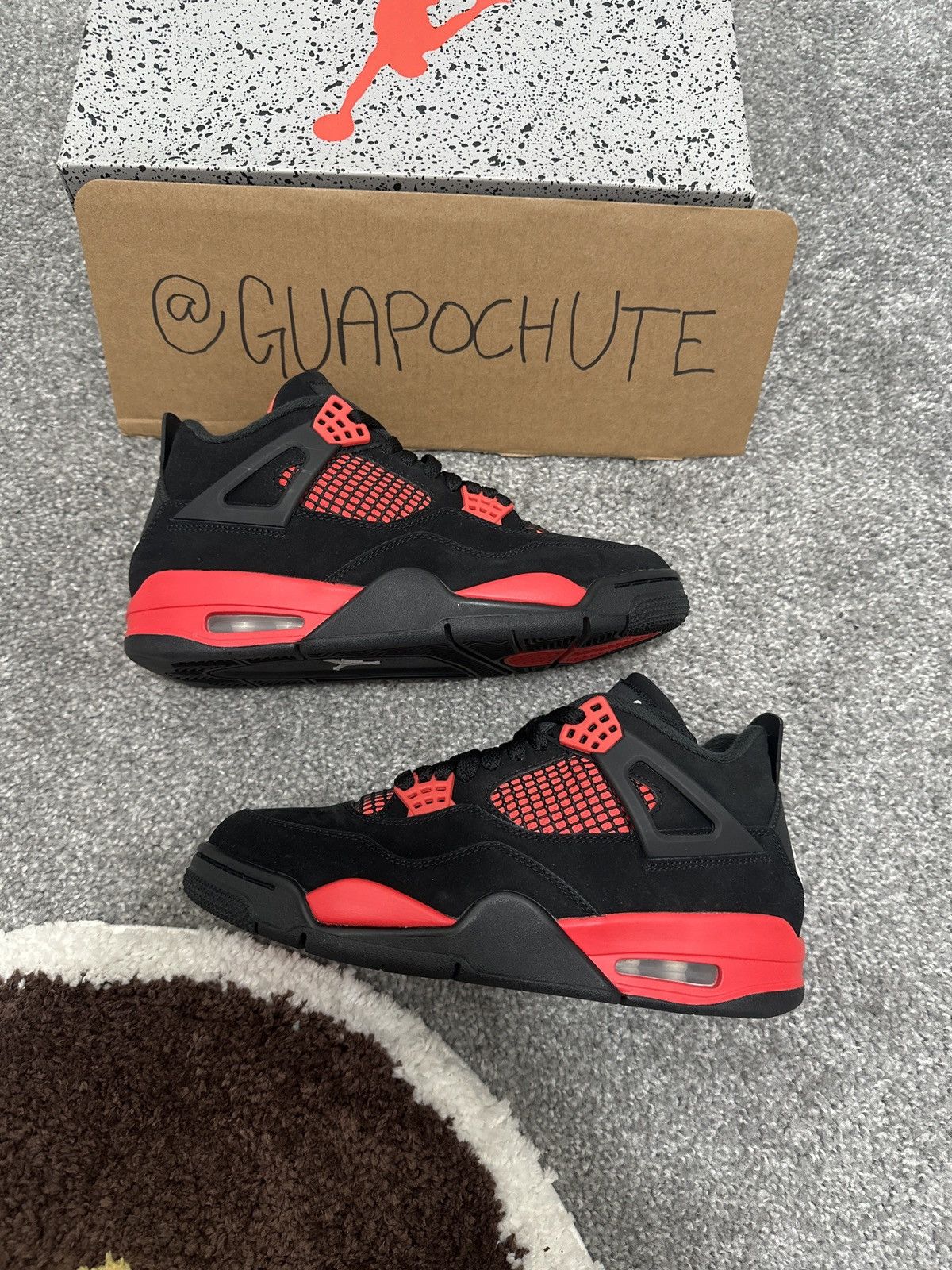 Jordan Brand Jordan 4 Red Thunder Size US 6.5 / EU 39-40 - 4 Thumbnail