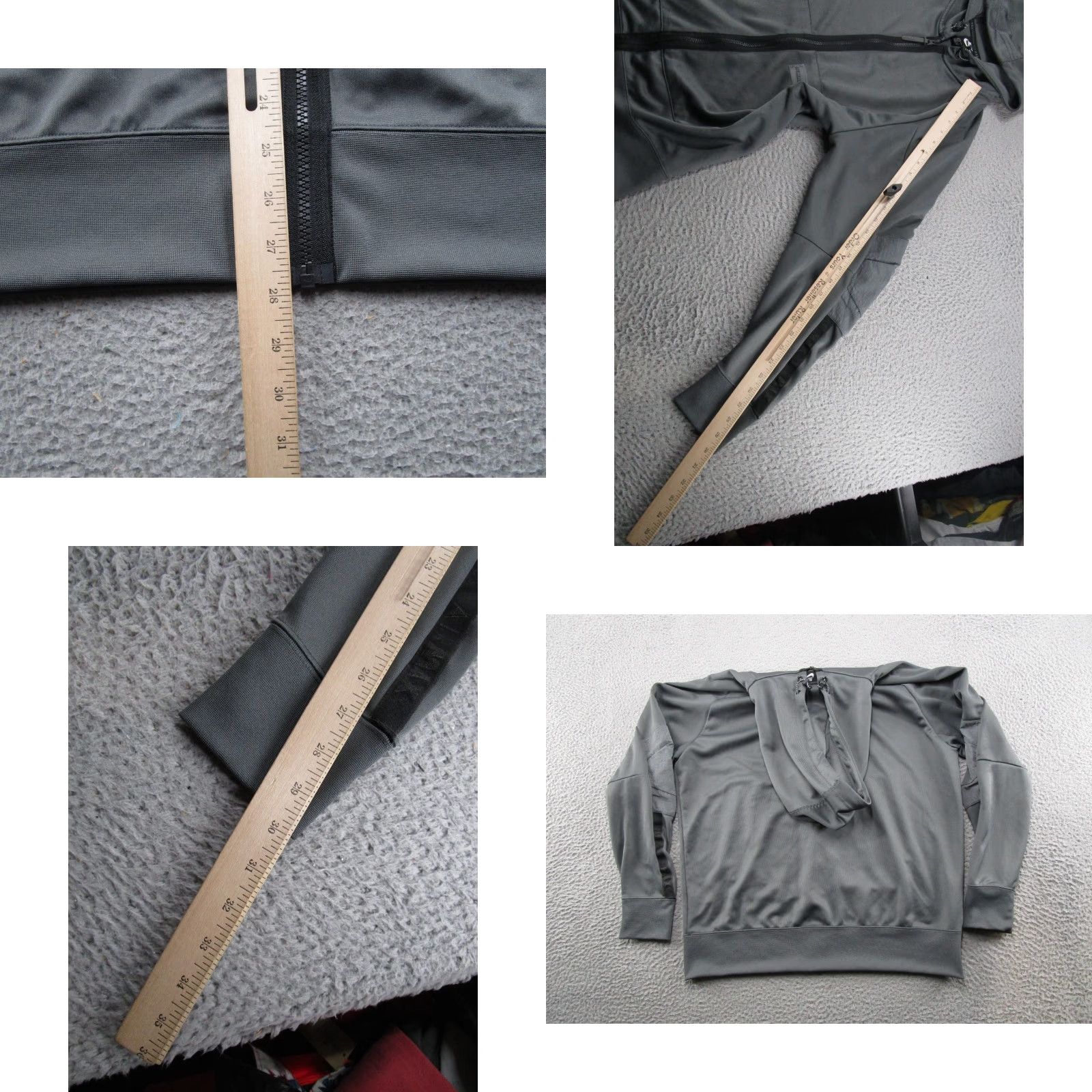 Nike Nike Air Max Hoodie Sweatshirt Men Full Zip Gray L DC2556-068 Stretch Size US L / EU 52-54 / 3 - 8 Thumbnail